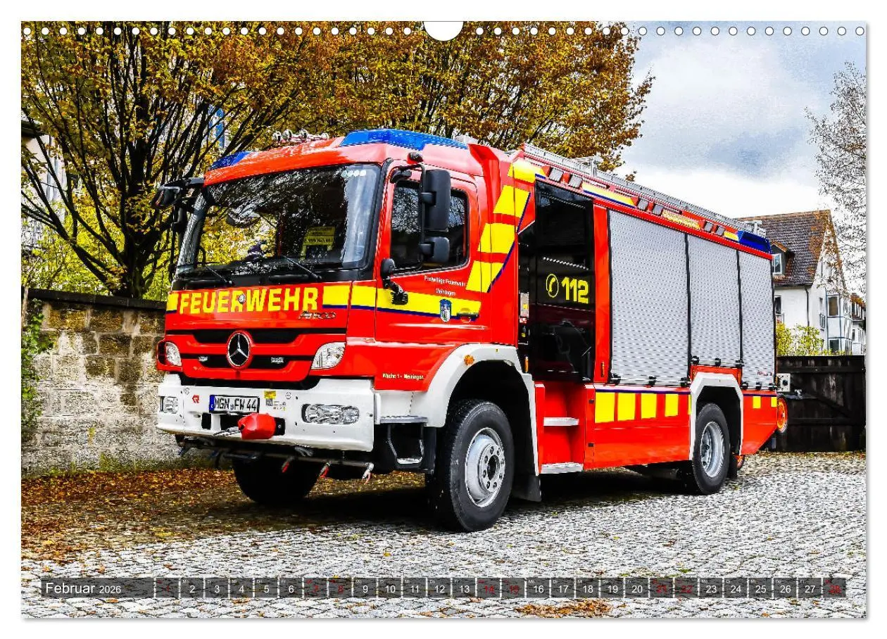 Bild: 9783457518229 | Feuerwehrfahrzeuge (Wandkalender 2026 DIN A3 quer), CALVENDO...