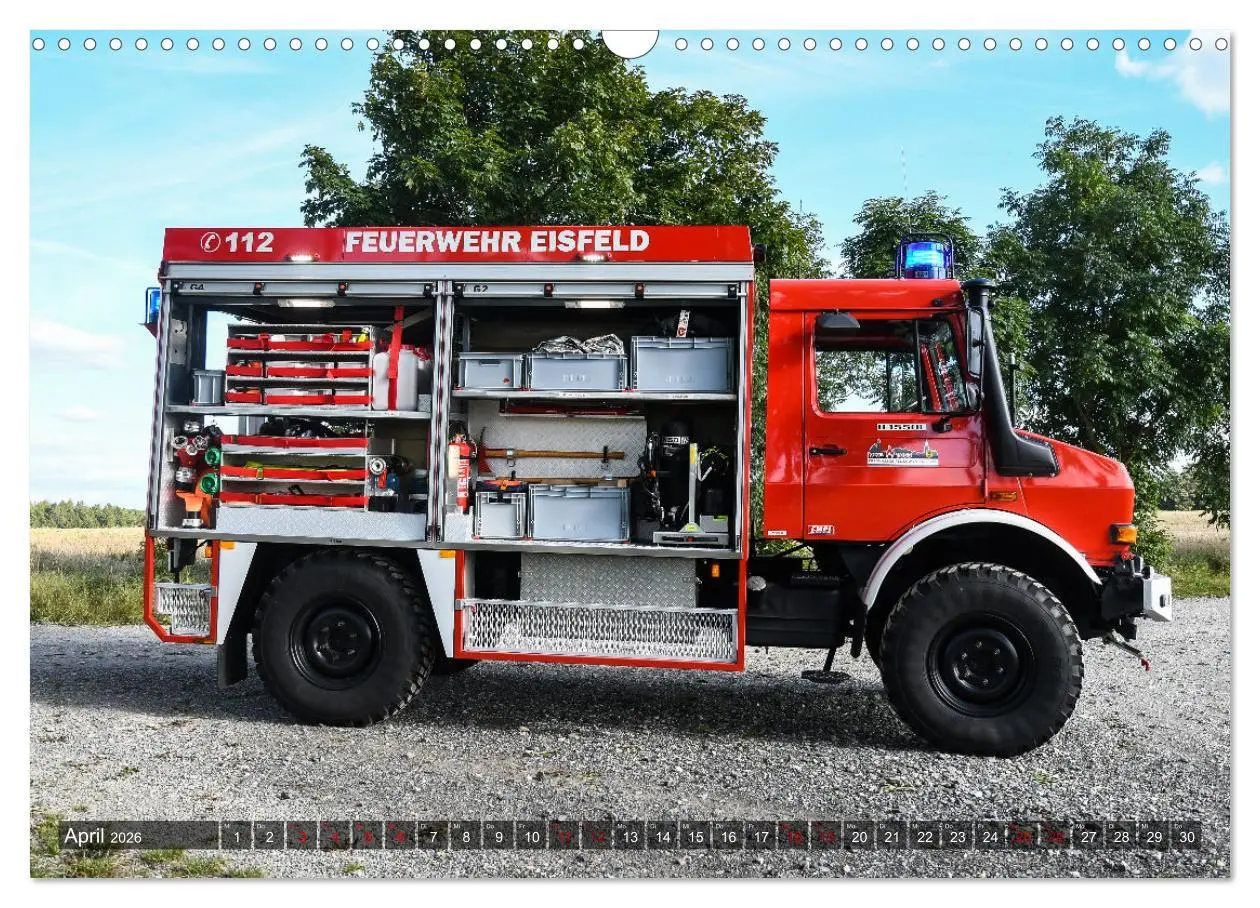 Bild: 9783457518229 | Feuerwehrfahrzeuge (Wandkalender 2026 DIN A3 quer), CALVENDO...