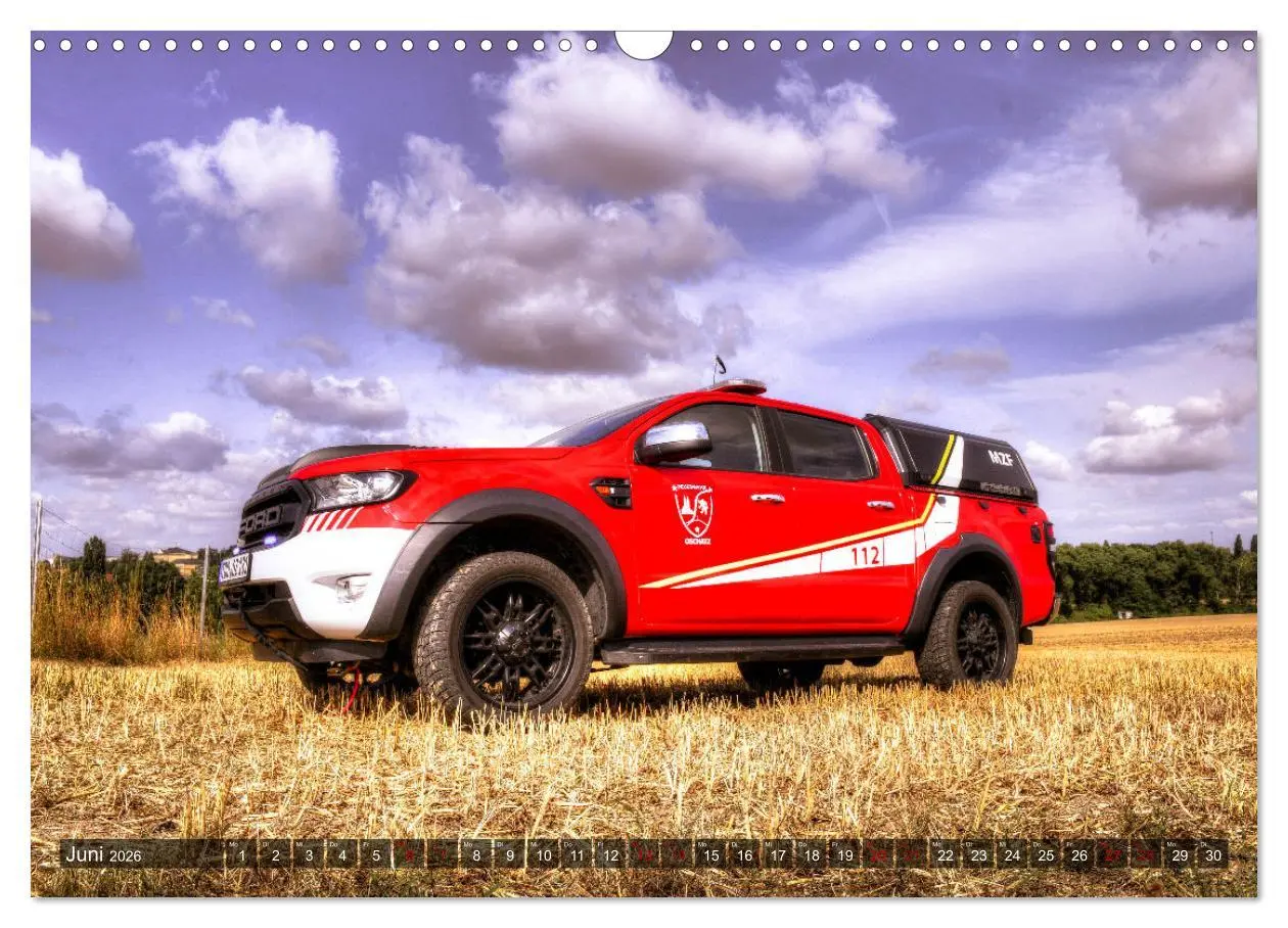Bild: 9783457518229 | Feuerwehrfahrzeuge (Wandkalender 2026 DIN A3 quer), CALVENDO...