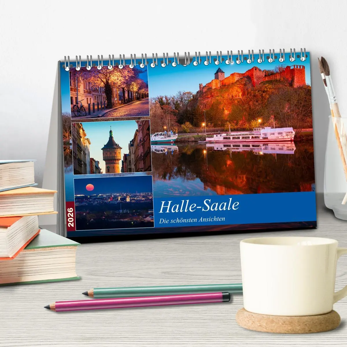 Bild: 9783457688229 | Halle-Saale - Die schönsten Ansichten (Tischkalender 2026 DIN A5...