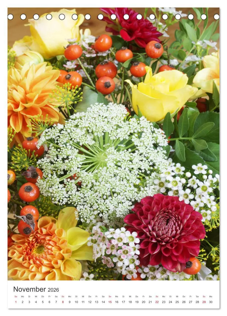 Bild: 9783516398229 | Verliebt in Blumen (Tischkalender 2026 DIN A5 hoch), CALVENDO...