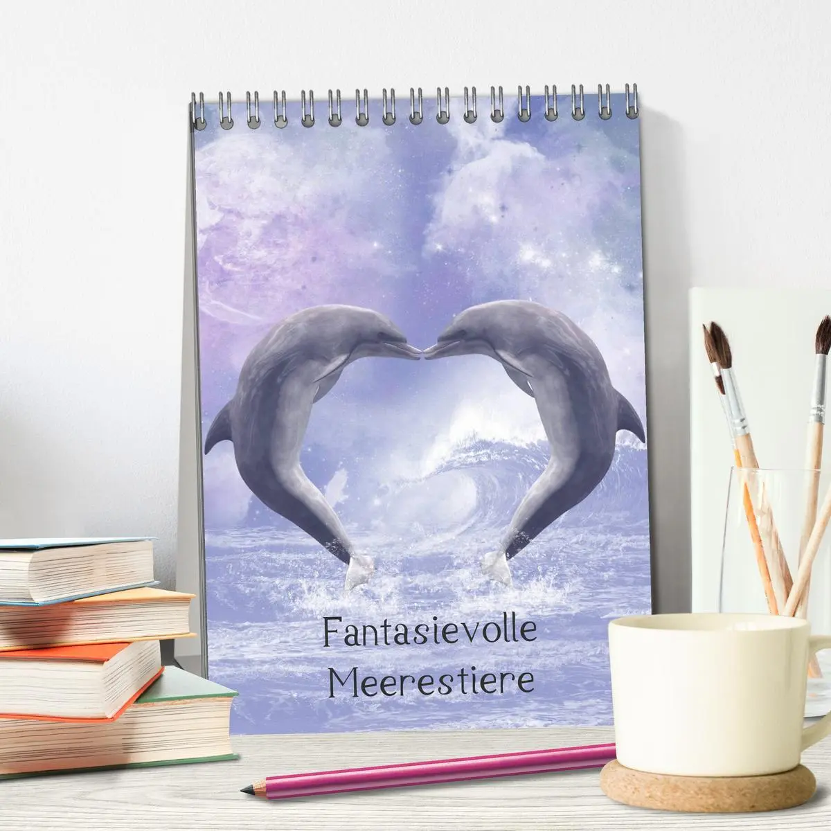 Bild: 9783516468229 | Fantasievolle Meerestiere (Tischkalender 2026 DIN A5 hoch),...