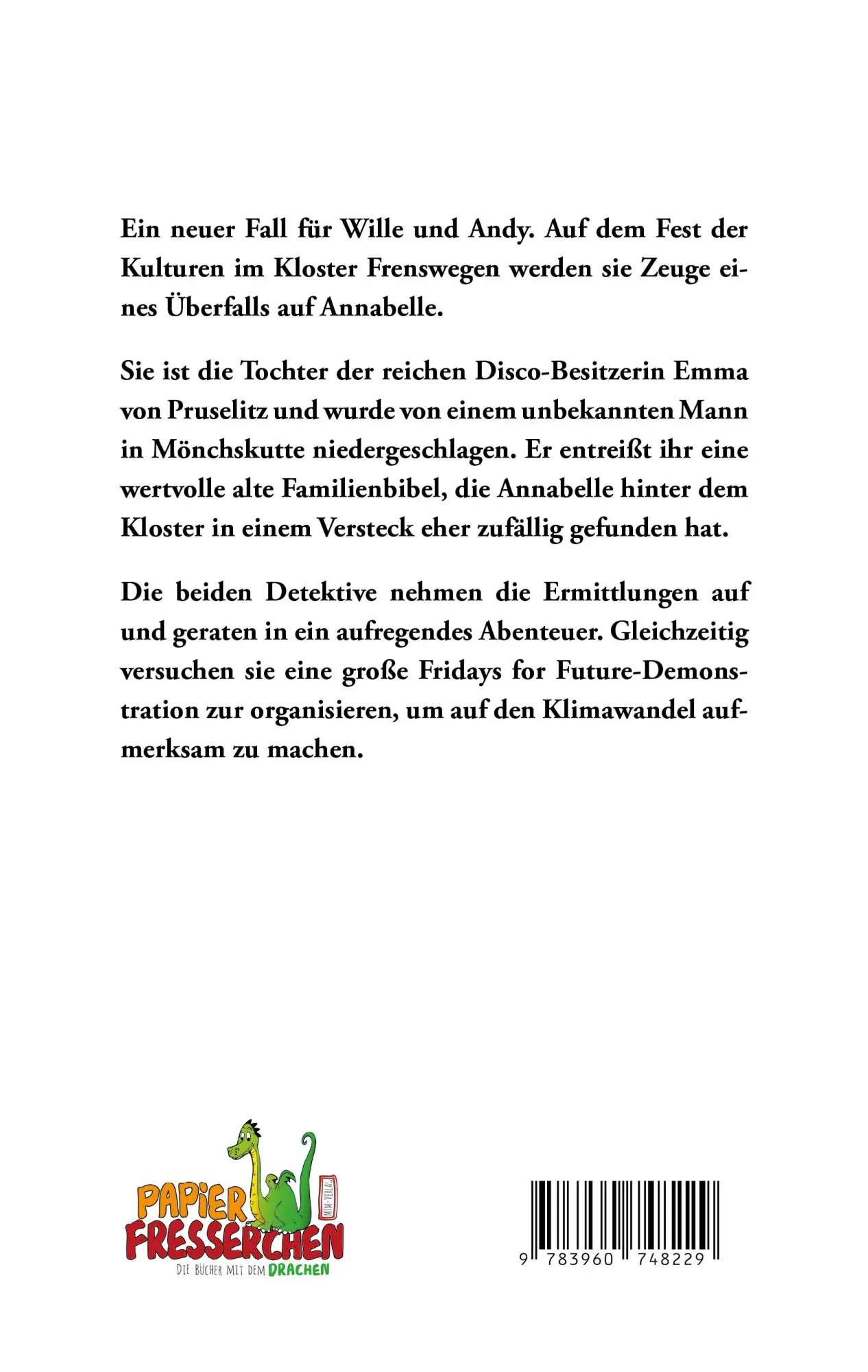 Rückseite: 9783960748229 | Wille und die Jagd nach der Klosterbibel | Mathias Meyer-Langenhoff