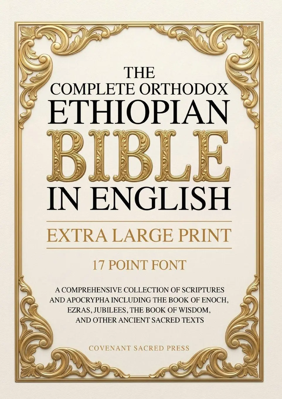 Cover: 9789378718229 | The Complete Orthodox Ethiopian Bible in English (Extra Large Print...