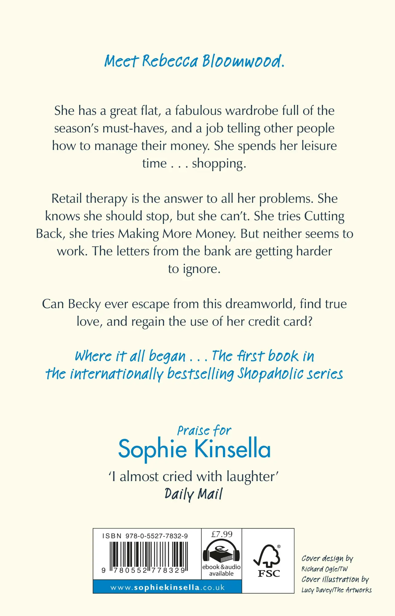 Rückseite: 9780552778329 | The Secret Dreamworld of a Shopaholic | (Shopaholic Book 1) | Kinsella