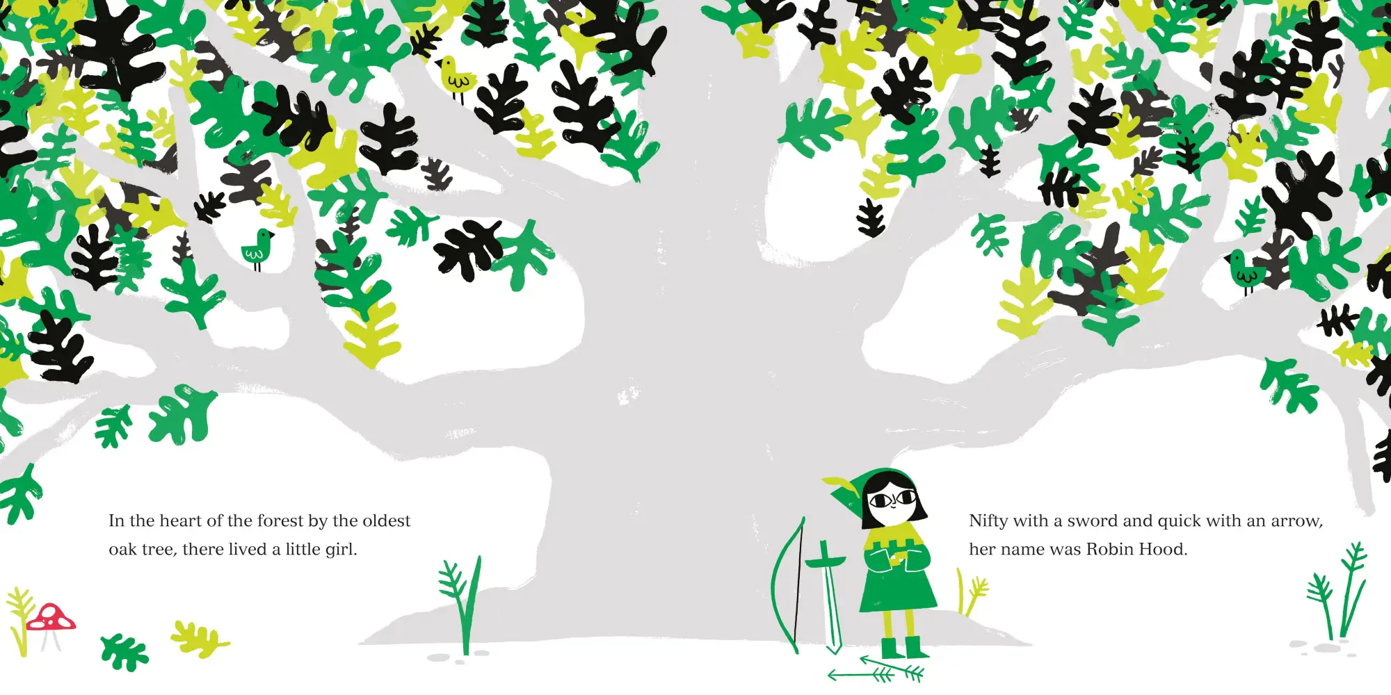 Bild: 9781529078329 | Robin Hood | A forest folktale for little rebels | Bethan Woollvin