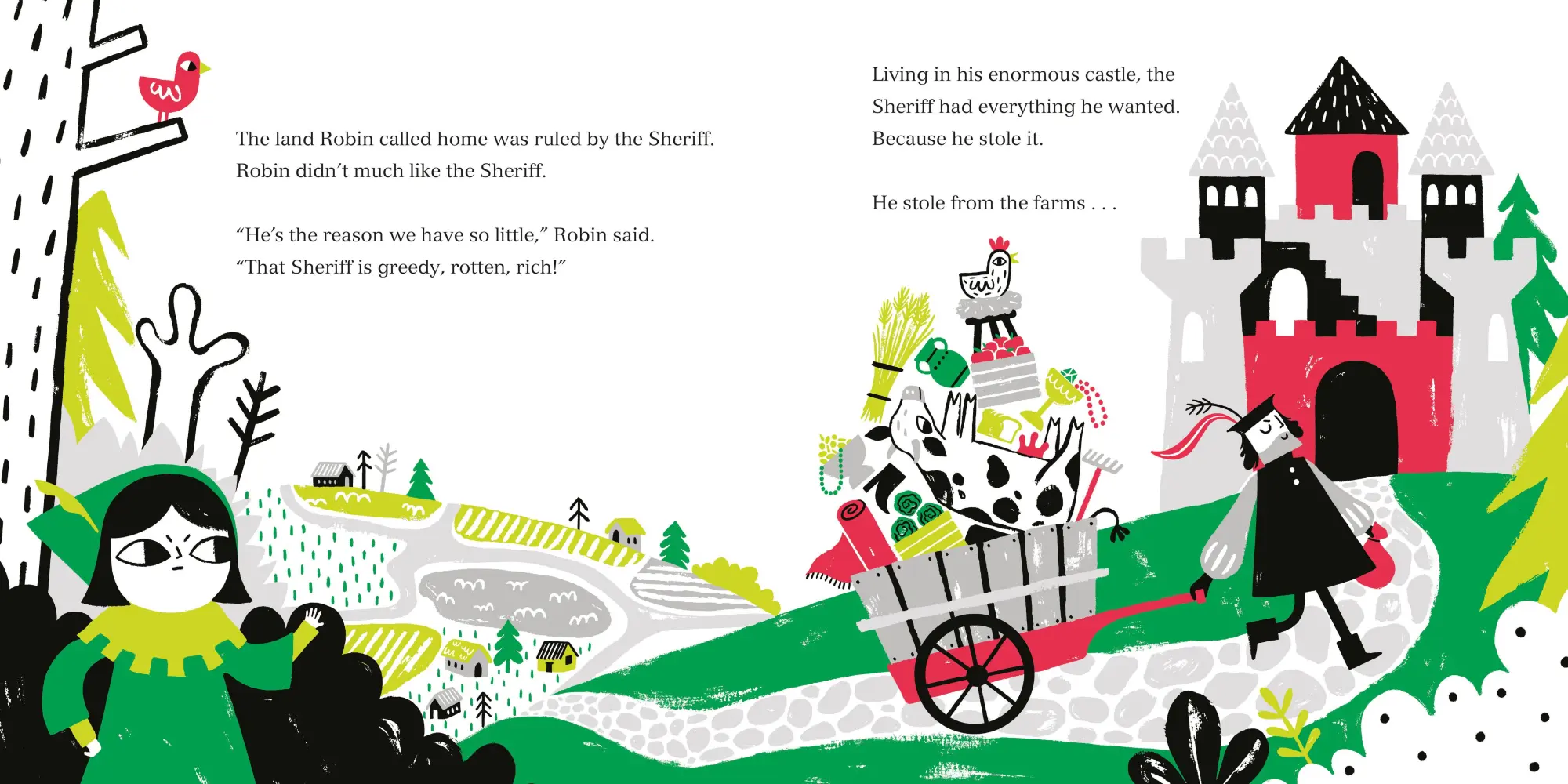 Bild: 9781529078329 | Robin Hood | A forest folktale for little rebels | Bethan Woollvin