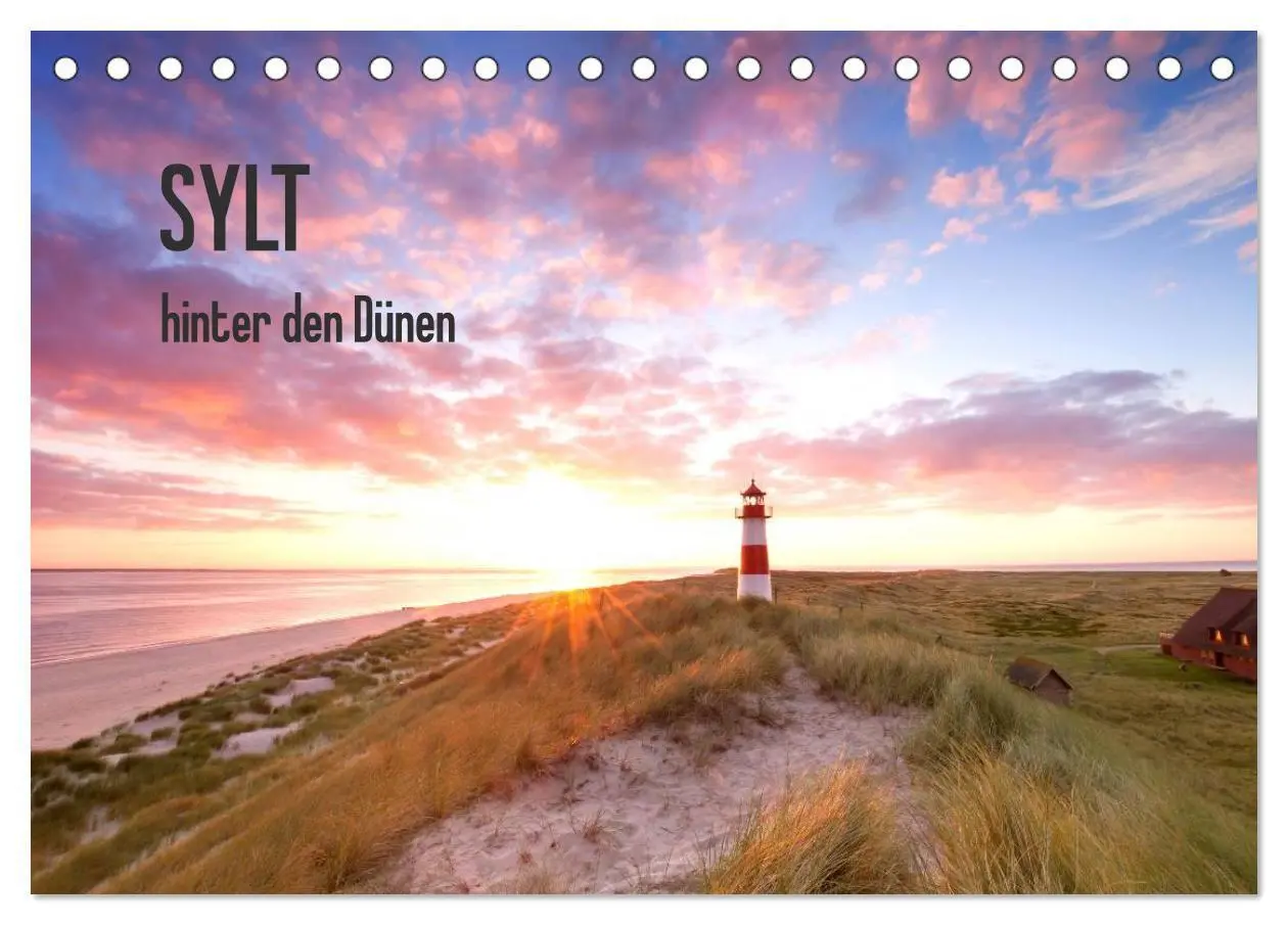 Cover: 9783435658329 | SYLT hinter den Dünen (Tischkalender 2025 DIN A5 quer), CALVENDO...