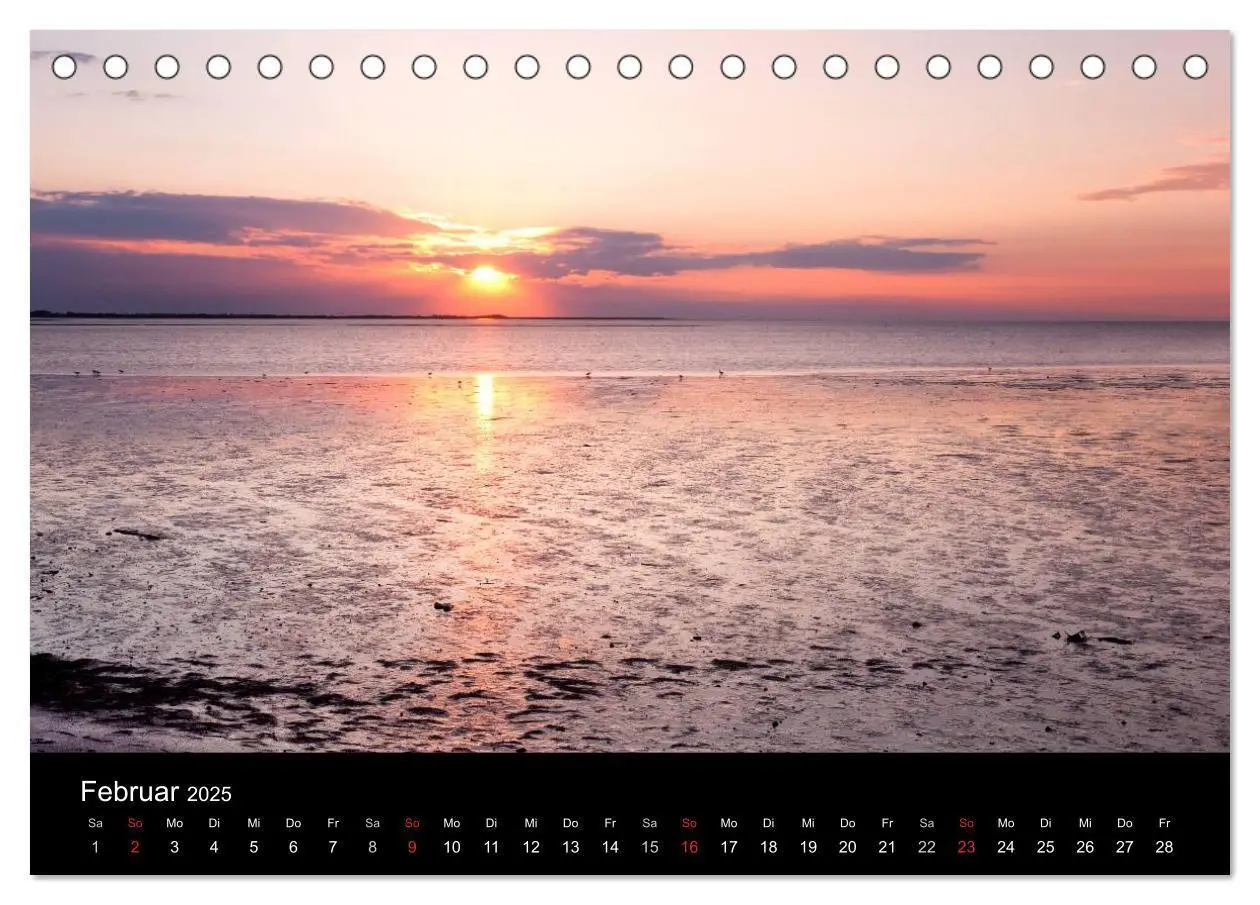 Bild: 9783435658329 | SYLT hinter den Dünen (Tischkalender 2025 DIN A5 quer), CALVENDO...