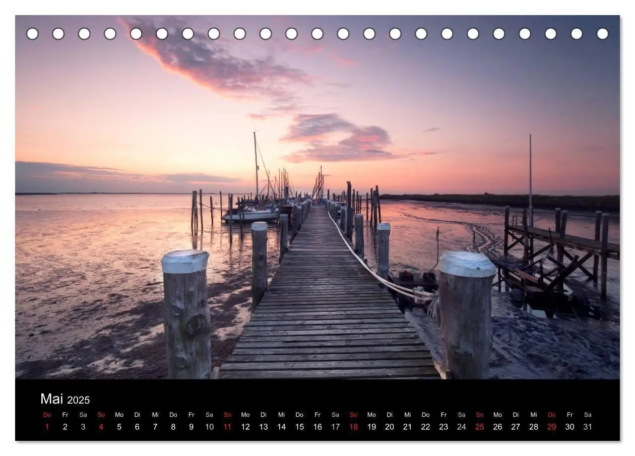 Bild: 9783435658329 | SYLT hinter den Dünen (Tischkalender 2025 DIN A5 quer), CALVENDO...