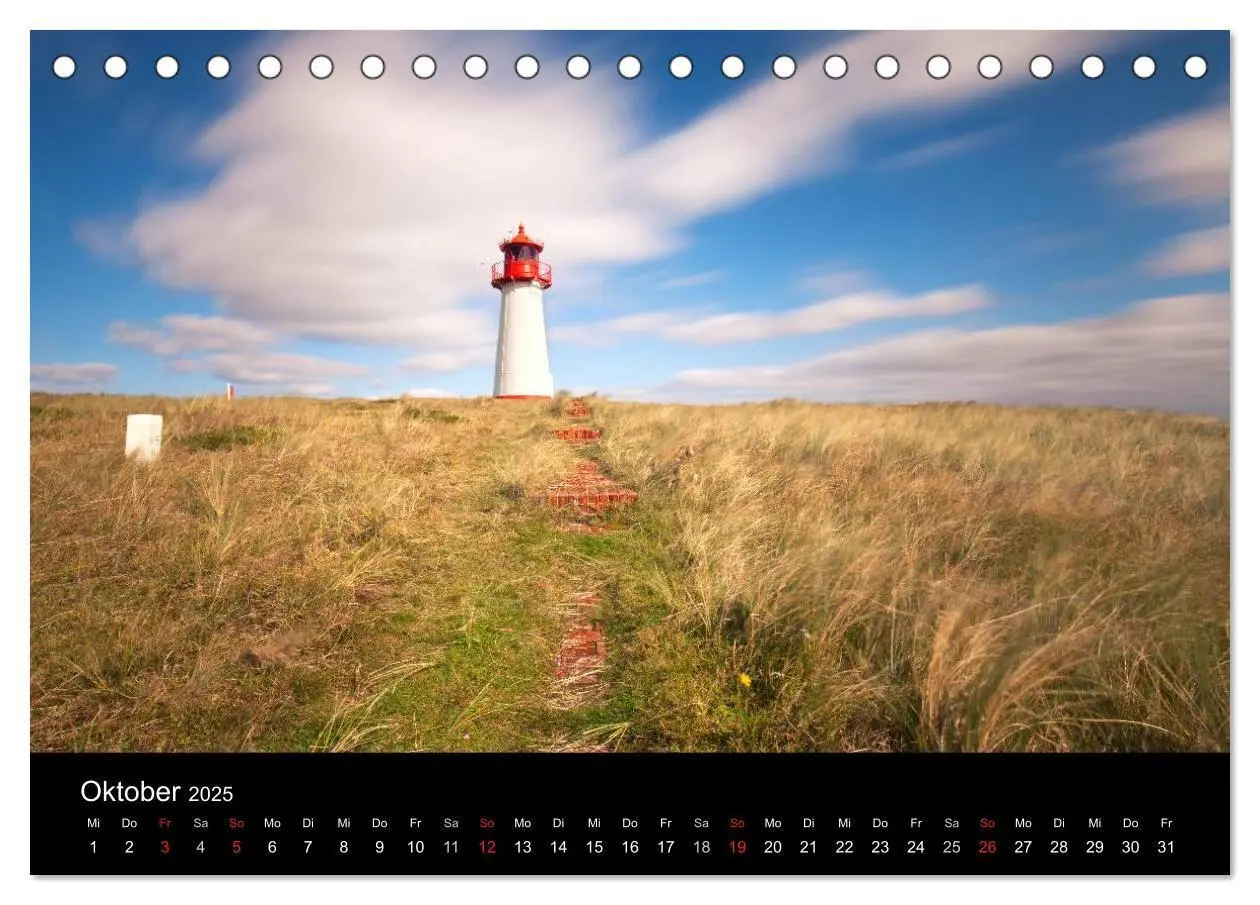 Bild: 9783435658329 | SYLT hinter den Dünen (Tischkalender 2025 DIN A5 quer), CALVENDO...