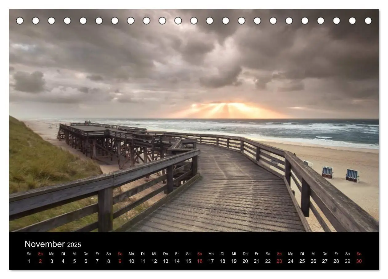 Bild: 9783435658329 | SYLT hinter den Dünen (Tischkalender 2025 DIN A5 quer), CALVENDO...