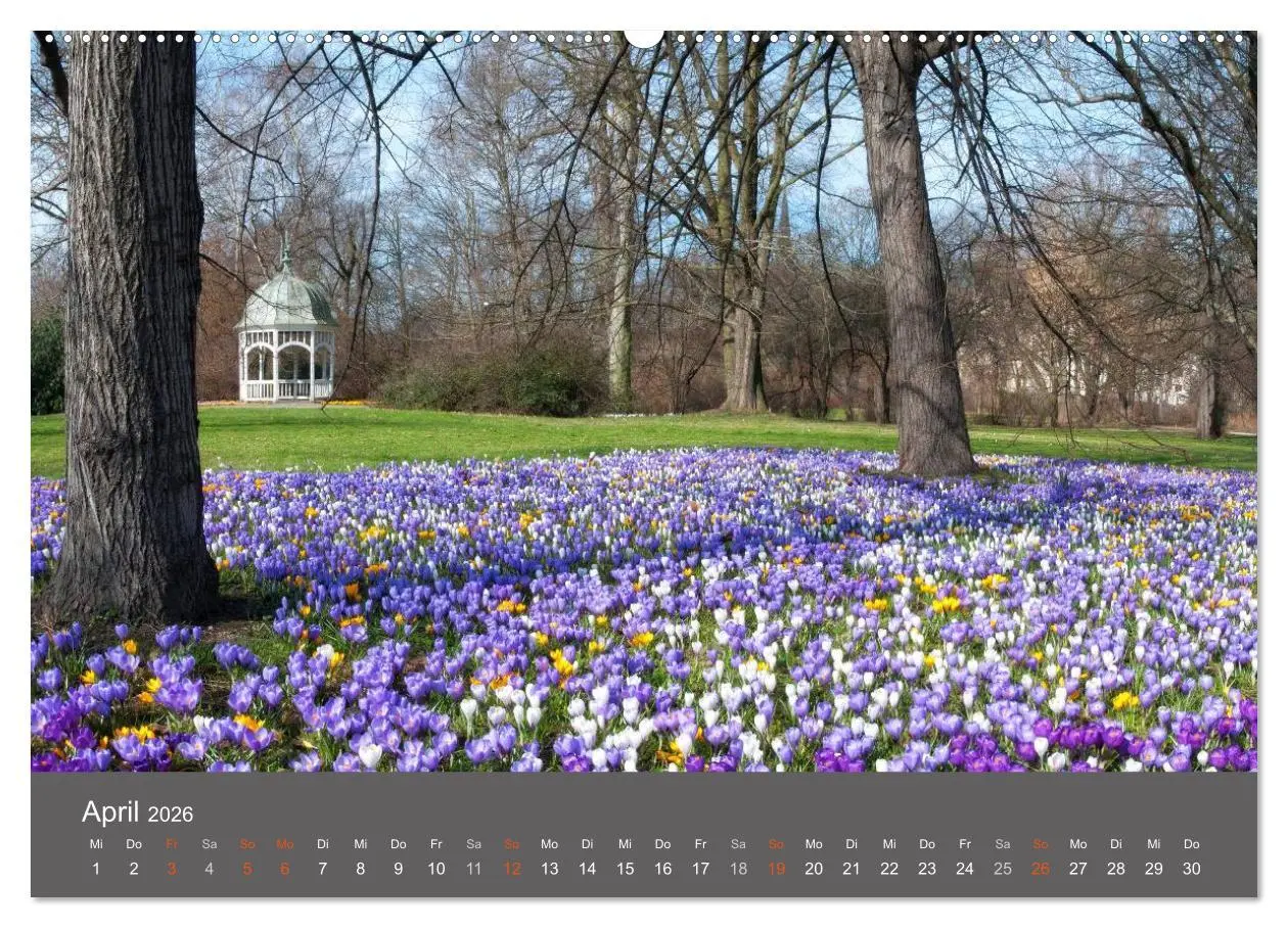 Bild: 9783516078329 | Leipzig - Parks und Landschaften (Wandkalender 2026 DIN A2 quer),...