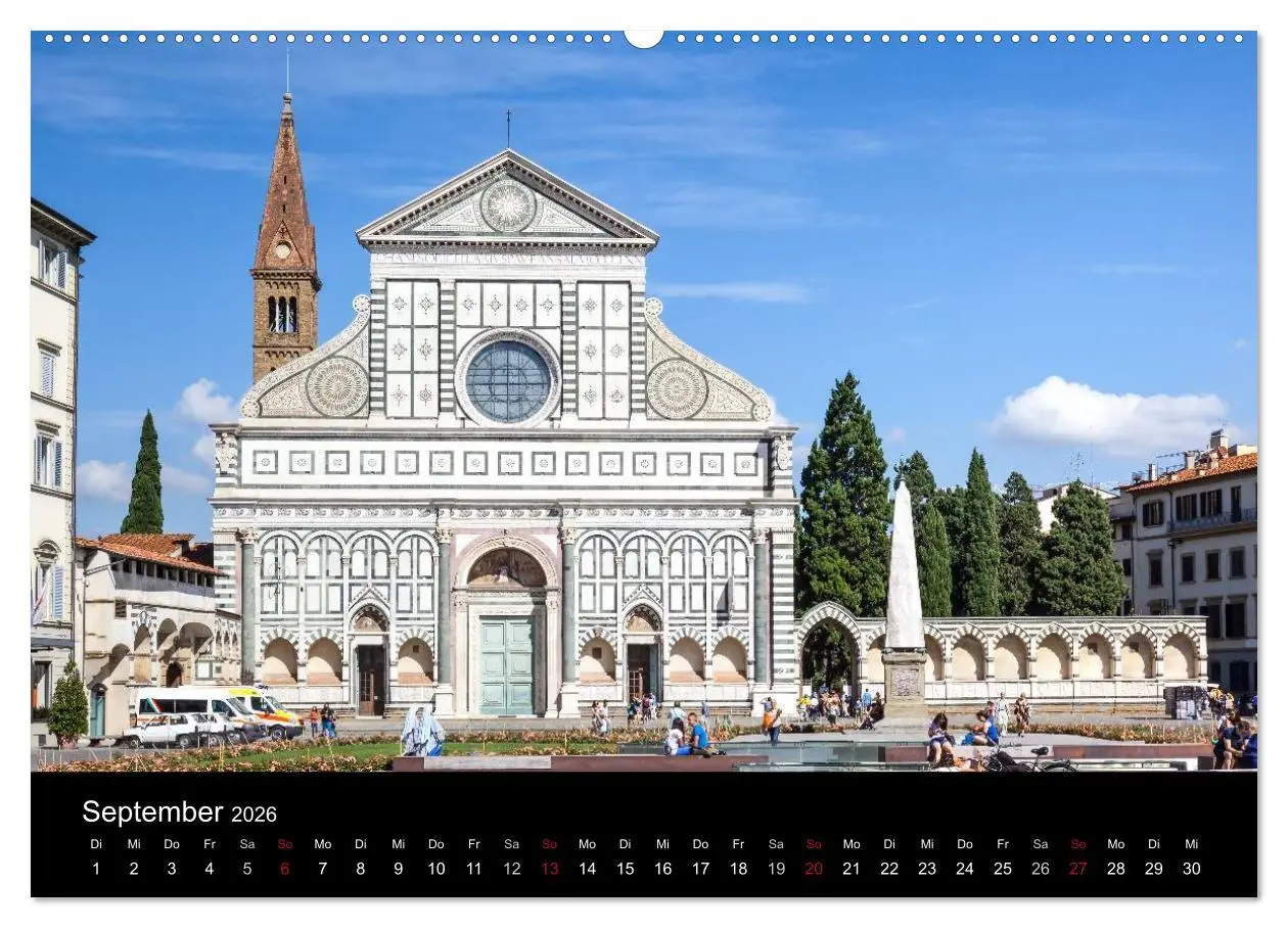 Bild: 9783516148329 | Florenz (hochwertiger Premium Wandkalender 2026 DIN A2 quer),...
