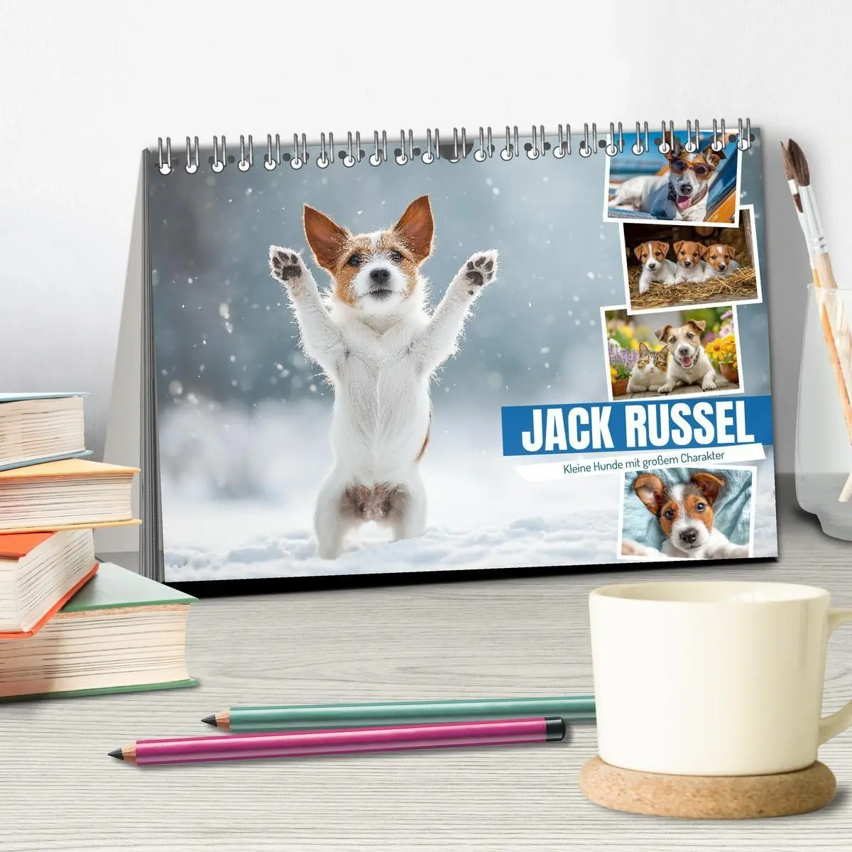 Bild: 9783516698329 | JACK RUSSEL - Kleine Hunde mit großem Charakter (Tischkalender 2026...