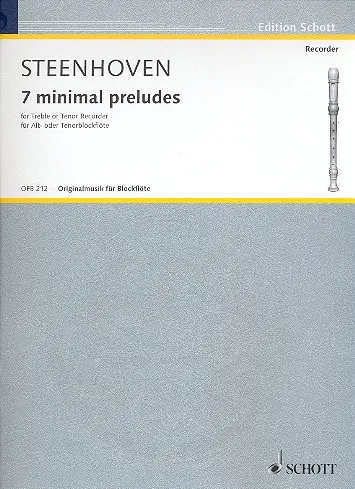 Cover: 9790001158329 | 7 Minimal Preludes | Karel van Steenhoven | Buch | 2010 | Schott Music