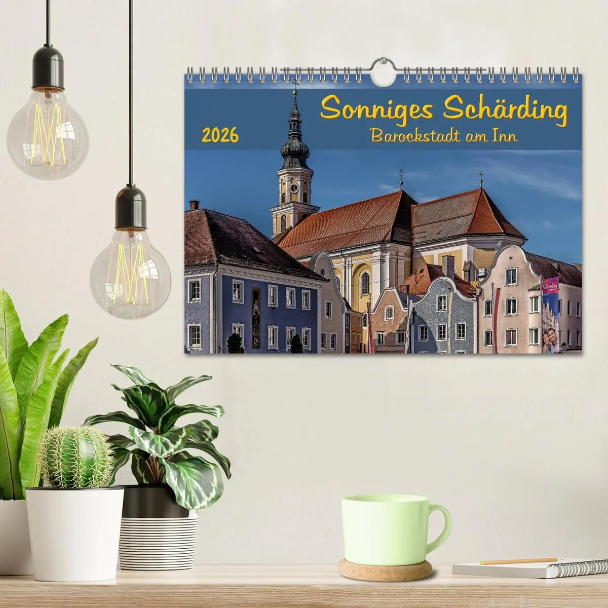 Bild: 9783457808429 | Sonniges Schärding, Barockstadt am Inn (Wandkalender 2026 DIN A4...
