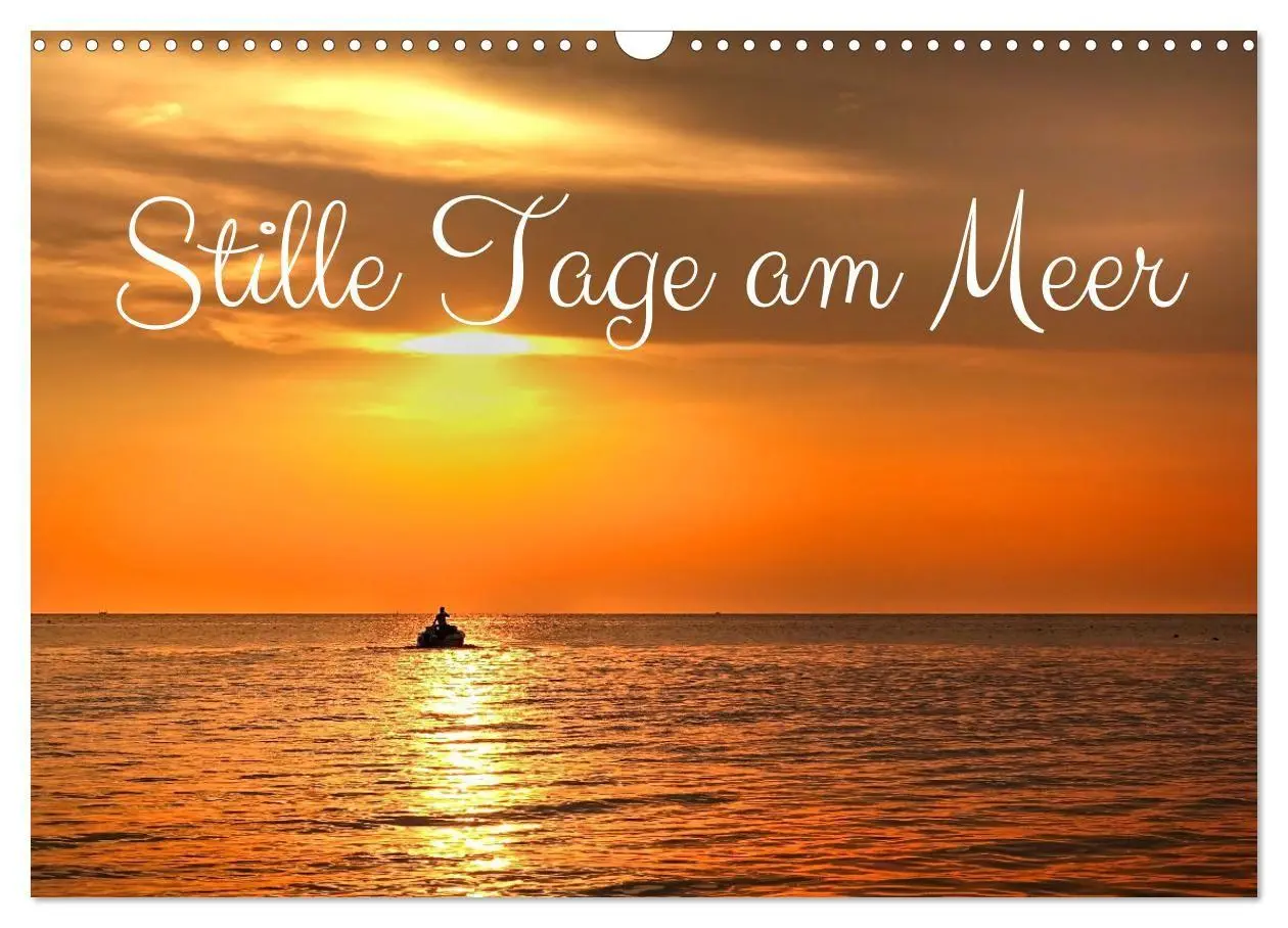Cover: 9783569398429 | Stille Tage am Meer (Wandkalender 2027 DIN A3 quer), CALVENDO...