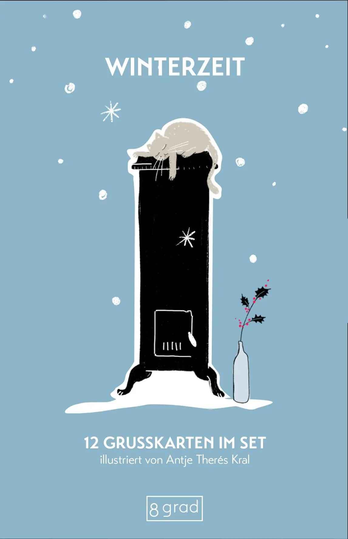 Cover: 9783910228429 | Winterzeit | 12 Grusskarten im Set | Antje Therés Kral | Taschenbuch