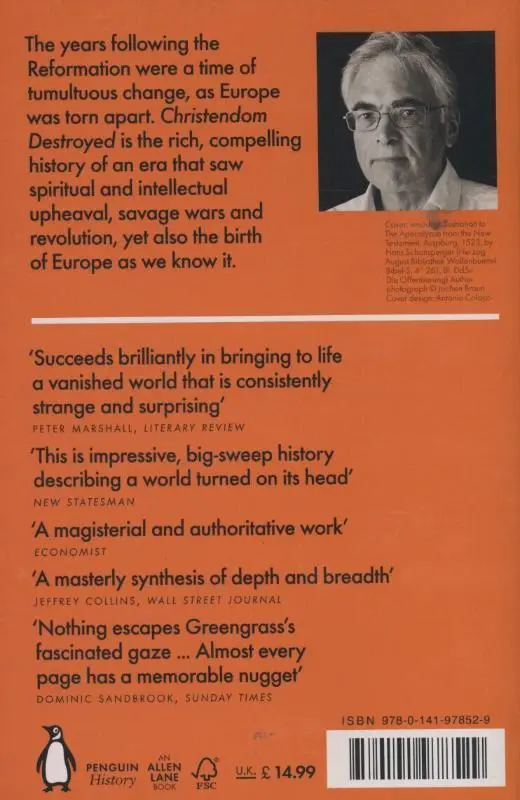 Rückseite: 9780141978529 | Christendom Destroyed | Europe 1517-1648 | Mark Greengrass | Buch