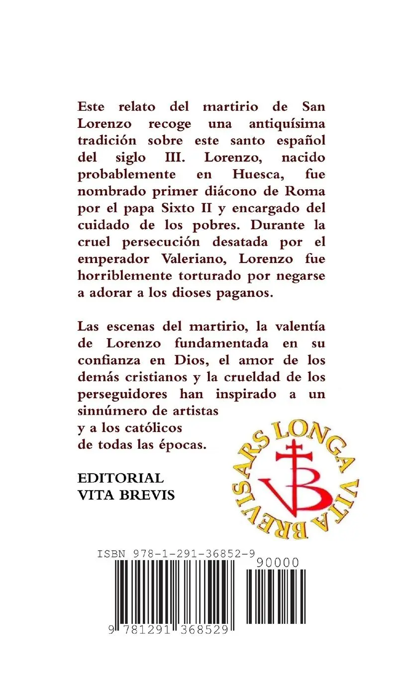 Rückseite: 9781291368529 | La pasión de San Lorenzo | Policronio | Taschenbuch | Spanisch | 2013