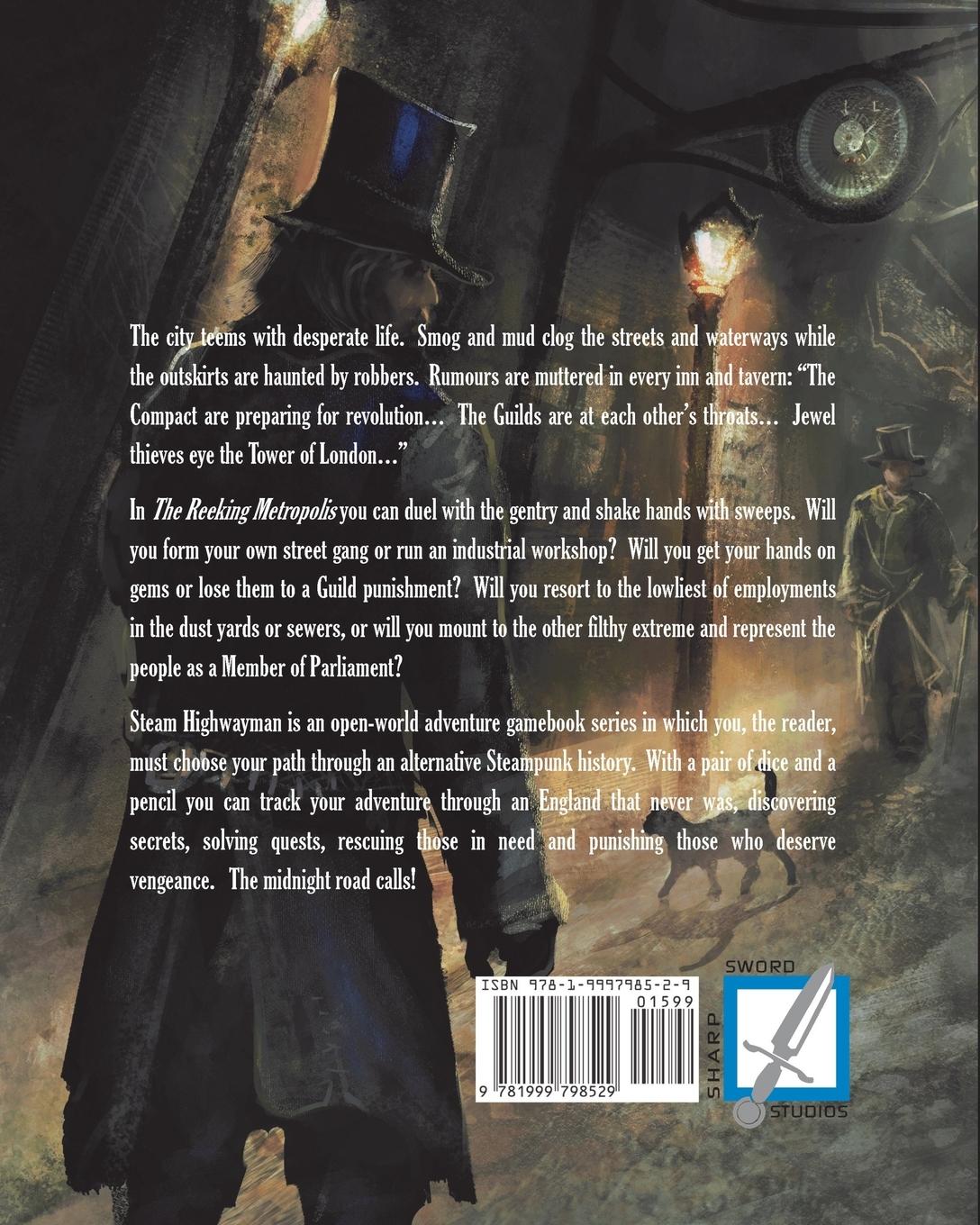 Rückseite: 9781999798529 | Steam Highwayman 3 | The Reeking Metropolis | Martin Barnabus Noutch