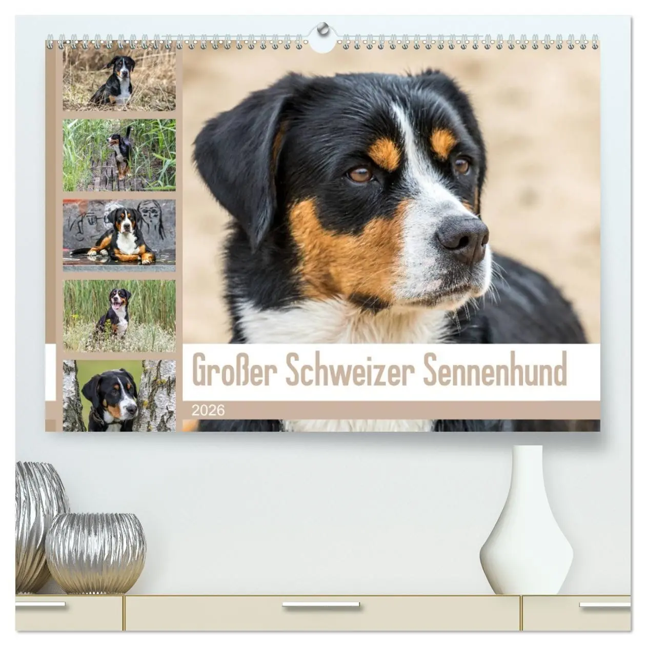 Cover: 9783457728529 | Großer Schweizer Sennenhund (hochwertiger Premium Wandkalender 2026...