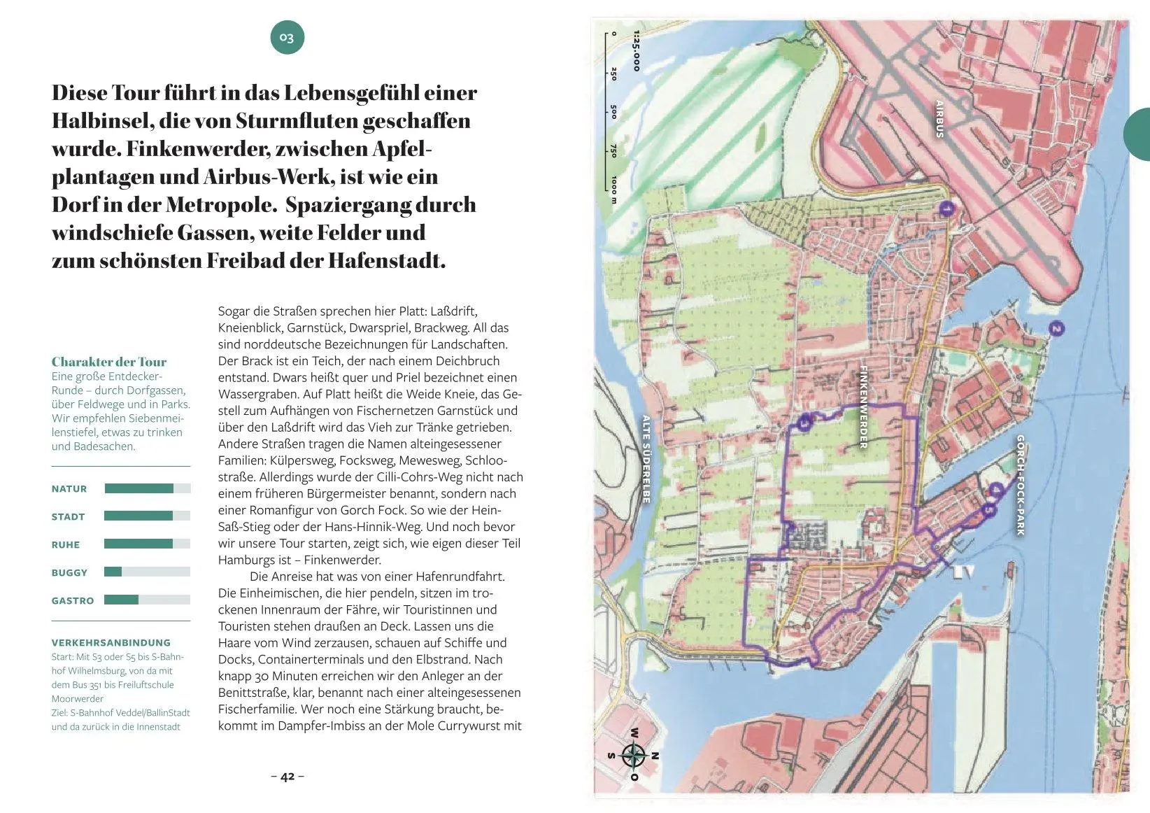 Bild: 9783708808529 | 10.000 Schritte in Hamburg | 15 Touren, die bewegen | Baade (u. a.)