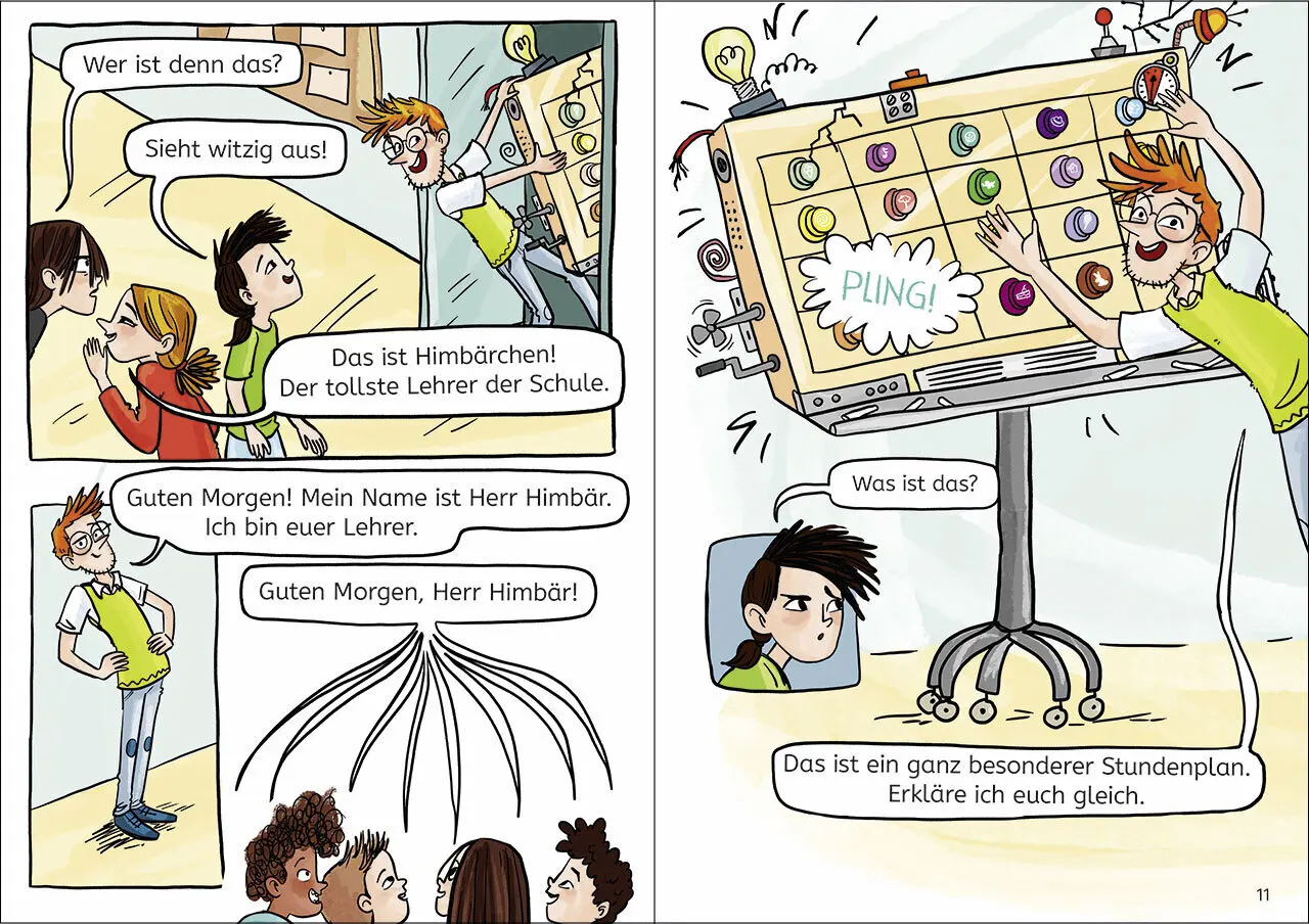 Bild: 9783743218529 | Leselöwen Comics 1. Klasse - Der magische Stundenplan | Petrowitz