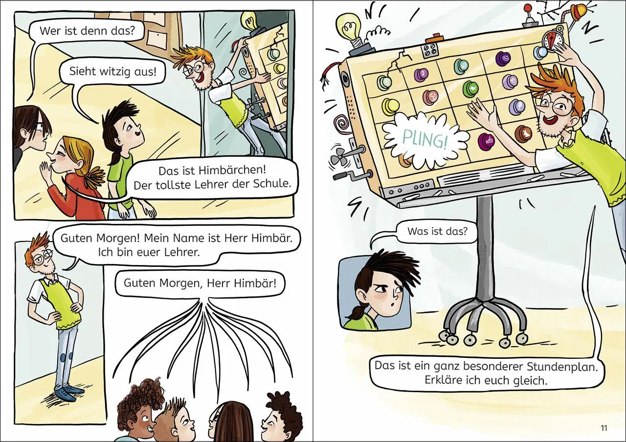 Bild: 9783743218529 | Leselöwen Comics 1. Klasse - Der magische Stundenplan | Petrowitz