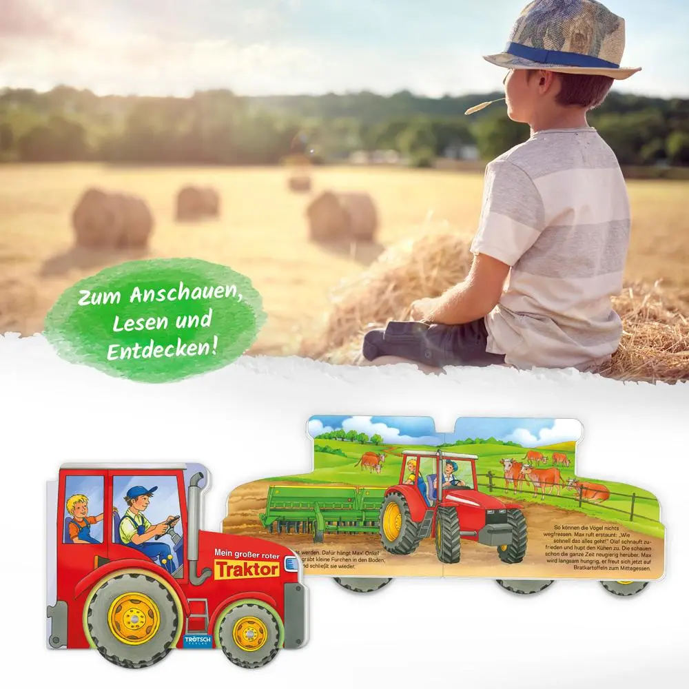 Bild: 9783965528529 | Trötsch Pappenbuch Räderbuch Mein großer roter Traktor | Co.KG | Buch