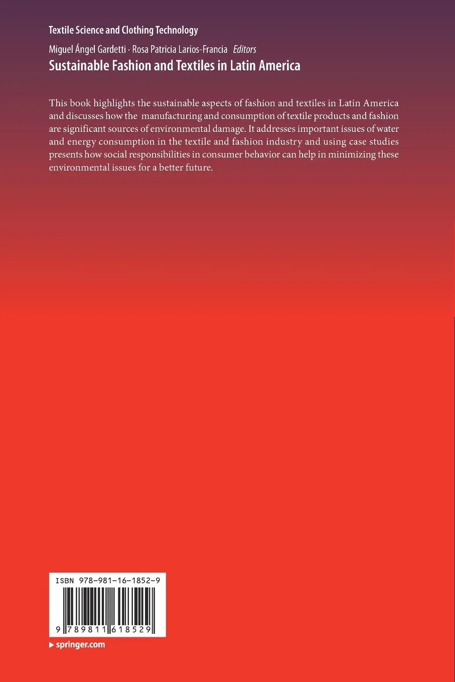 Rückseite: 9789811618529 | Sustainable Fashion and Textiles in Latin America | Taschenbuch | xi