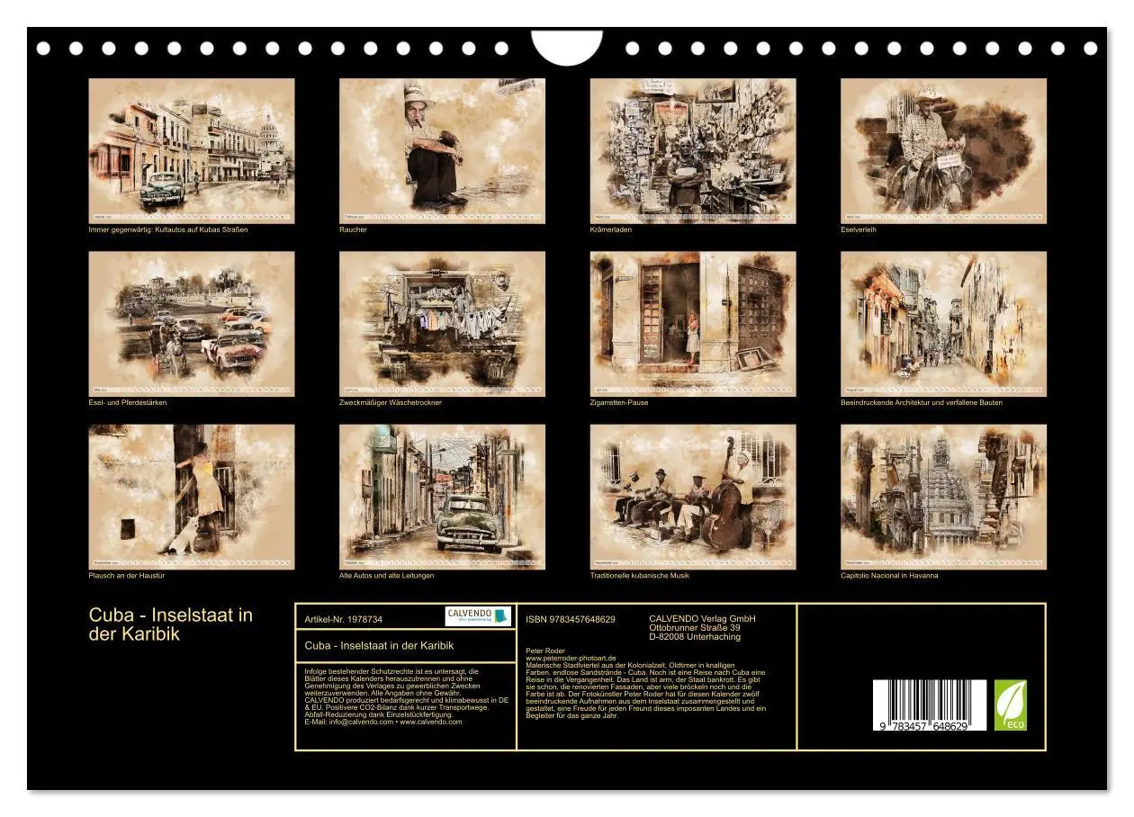Bild: 9783457648629 | Cuba - Inselstaat in der Karibik (Wandkalender 2026 DIN A4 quer),...