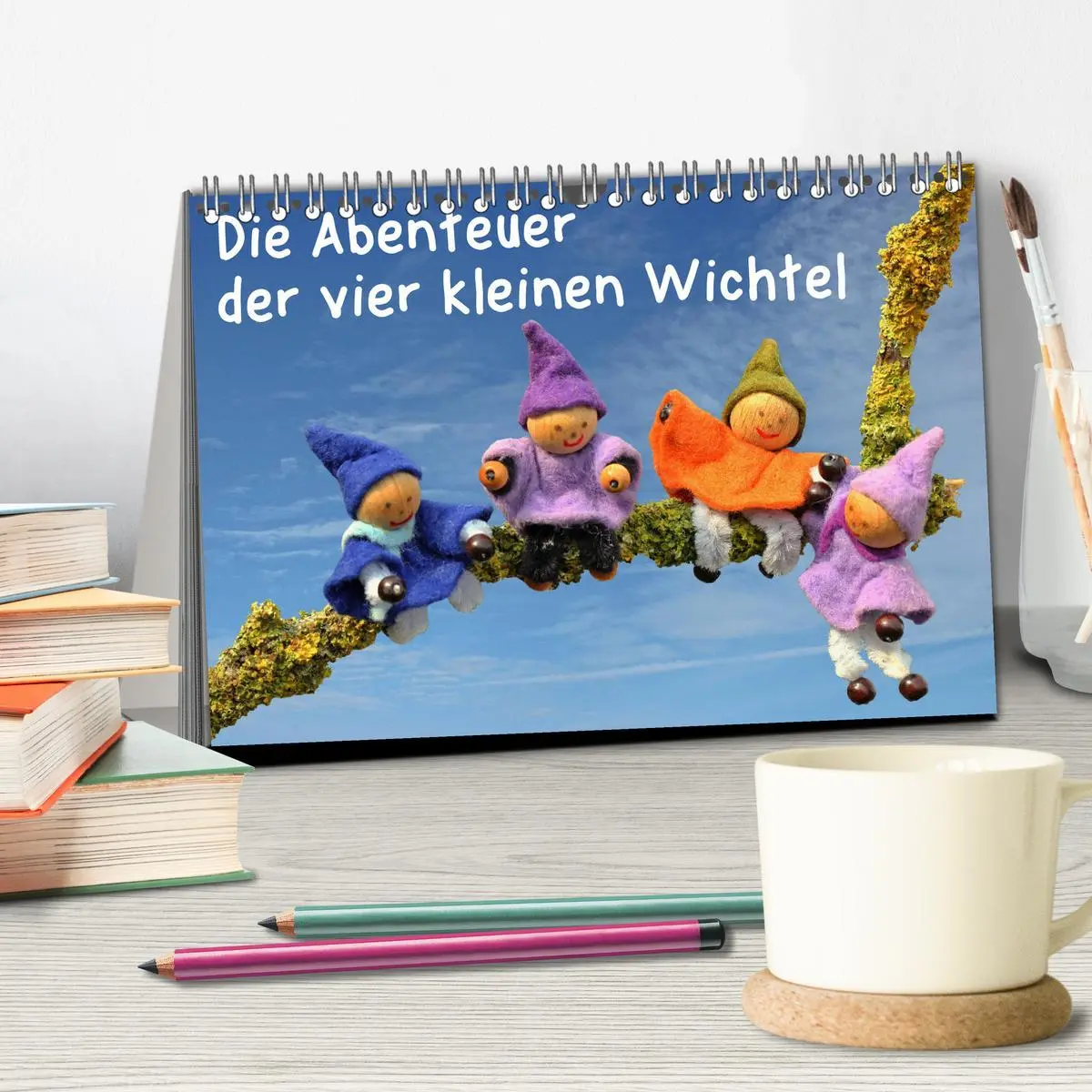 Bild: 9783457888629 | Die Abenteuer der vier kleinen Wichtel (Tischkalender 2026 DIN A5...