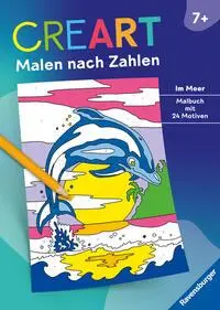 Cover: 9783473488629 | CreArt Malen nach Zahlen ab 7: Im Meer | Maja Wagner | Taschenbuch
