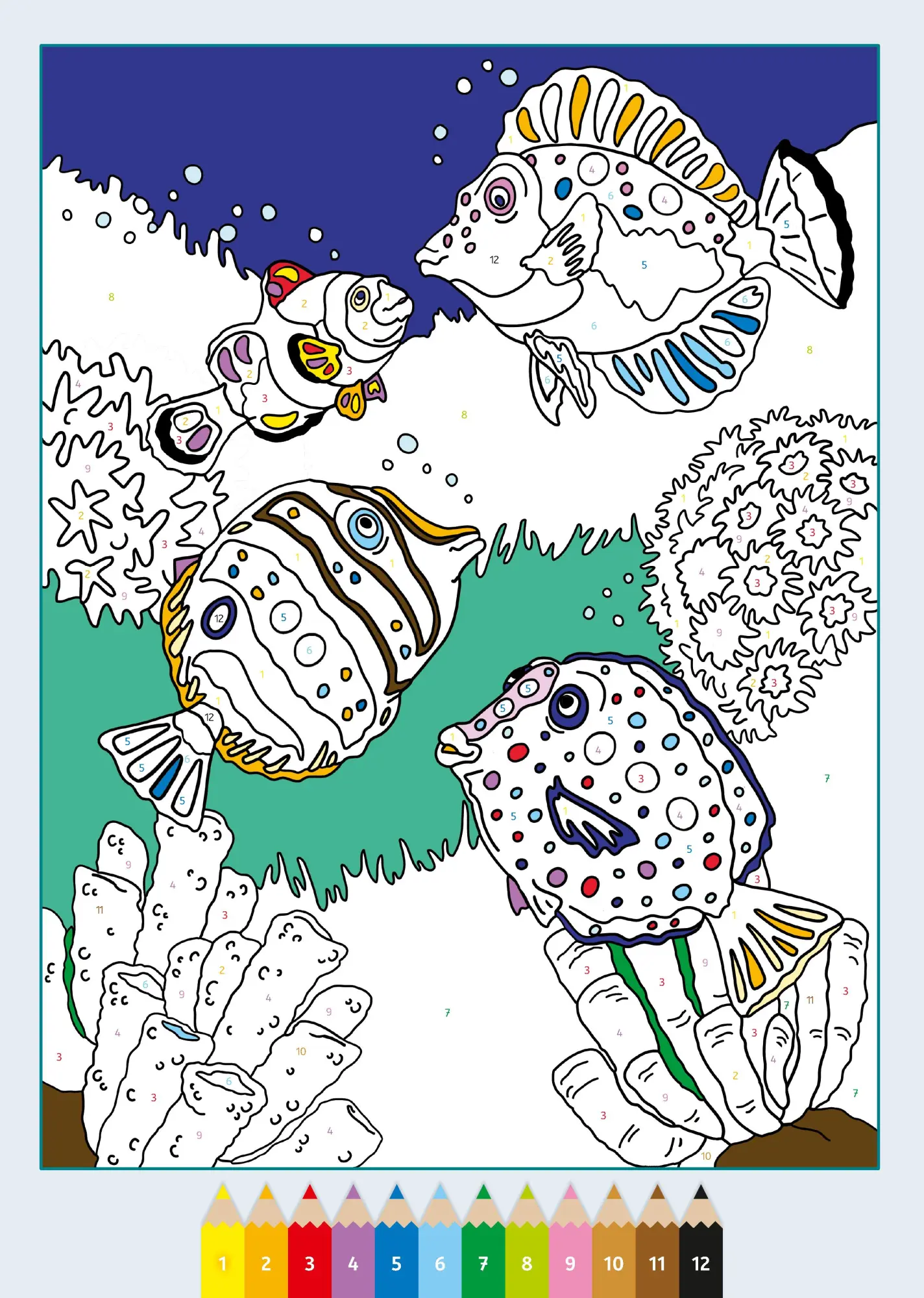 Bild: 9783473488629 | CreArt Malen nach Zahlen ab 7: Im Meer | Maja Wagner | Taschenbuch