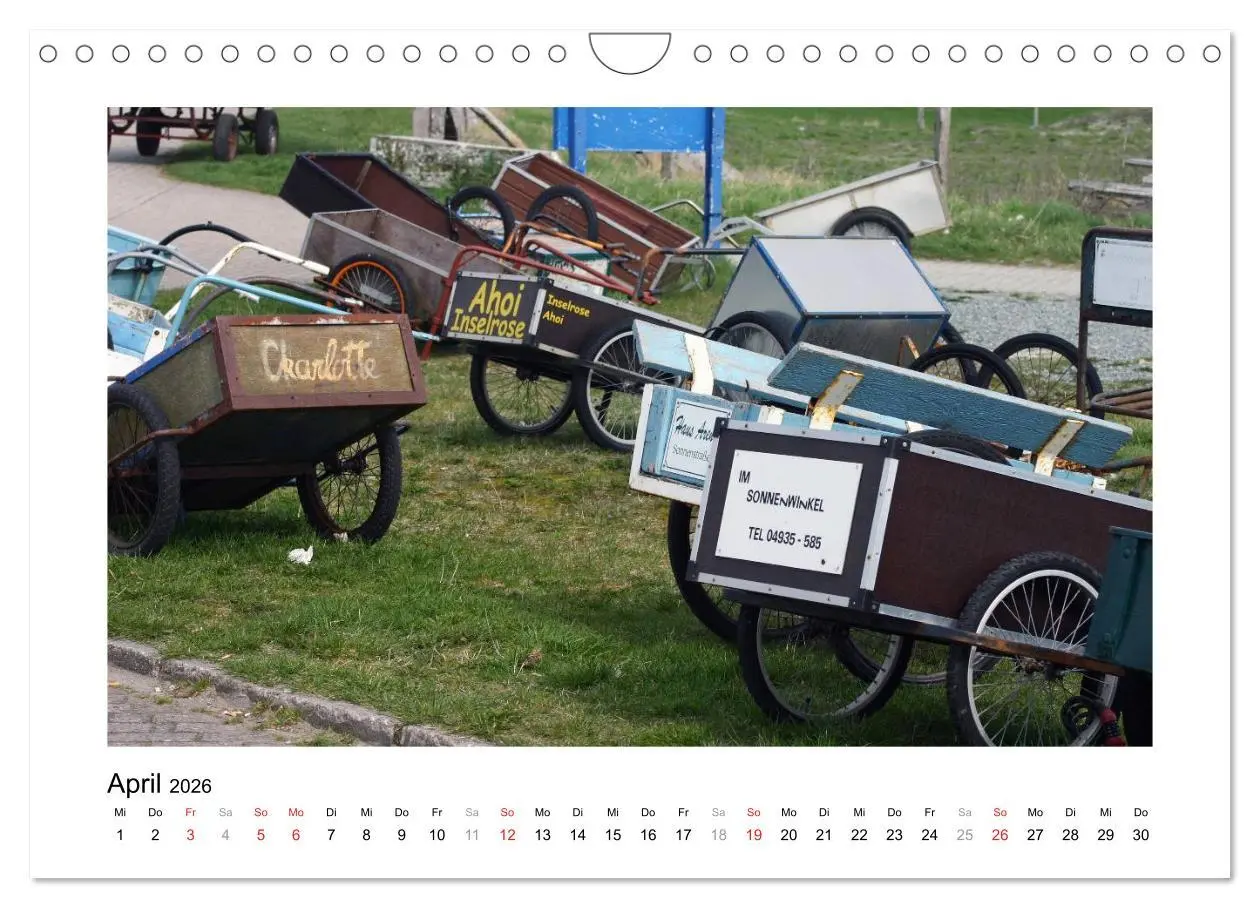 Bild: 9783516048629 | JUIST - Ansichten einer Insel (Wandkalender 2026 DIN A4 quer),...