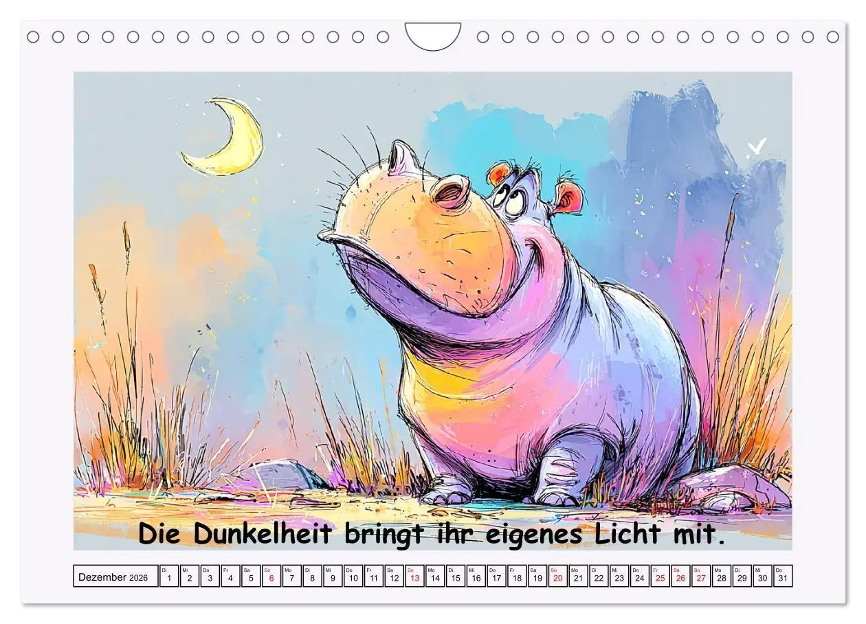 Bild: 9783516738629 | Süße Flusspferde. Hippopotamus Weisheiten zum Schmunzeln...