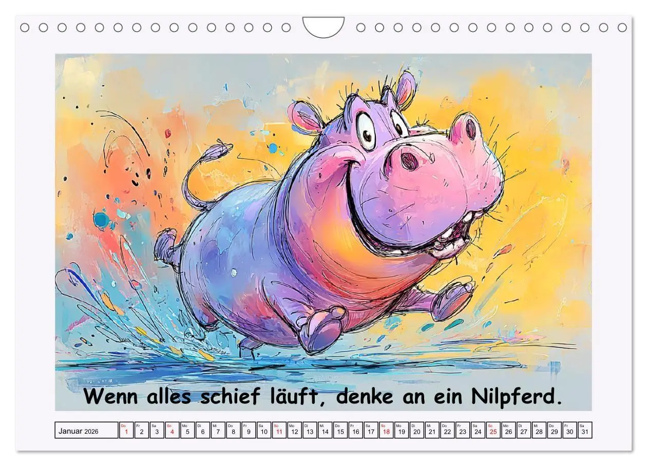 Bild: 9783516738629 | Süße Flusspferde. Hippopotamus Weisheiten zum Schmunzeln...