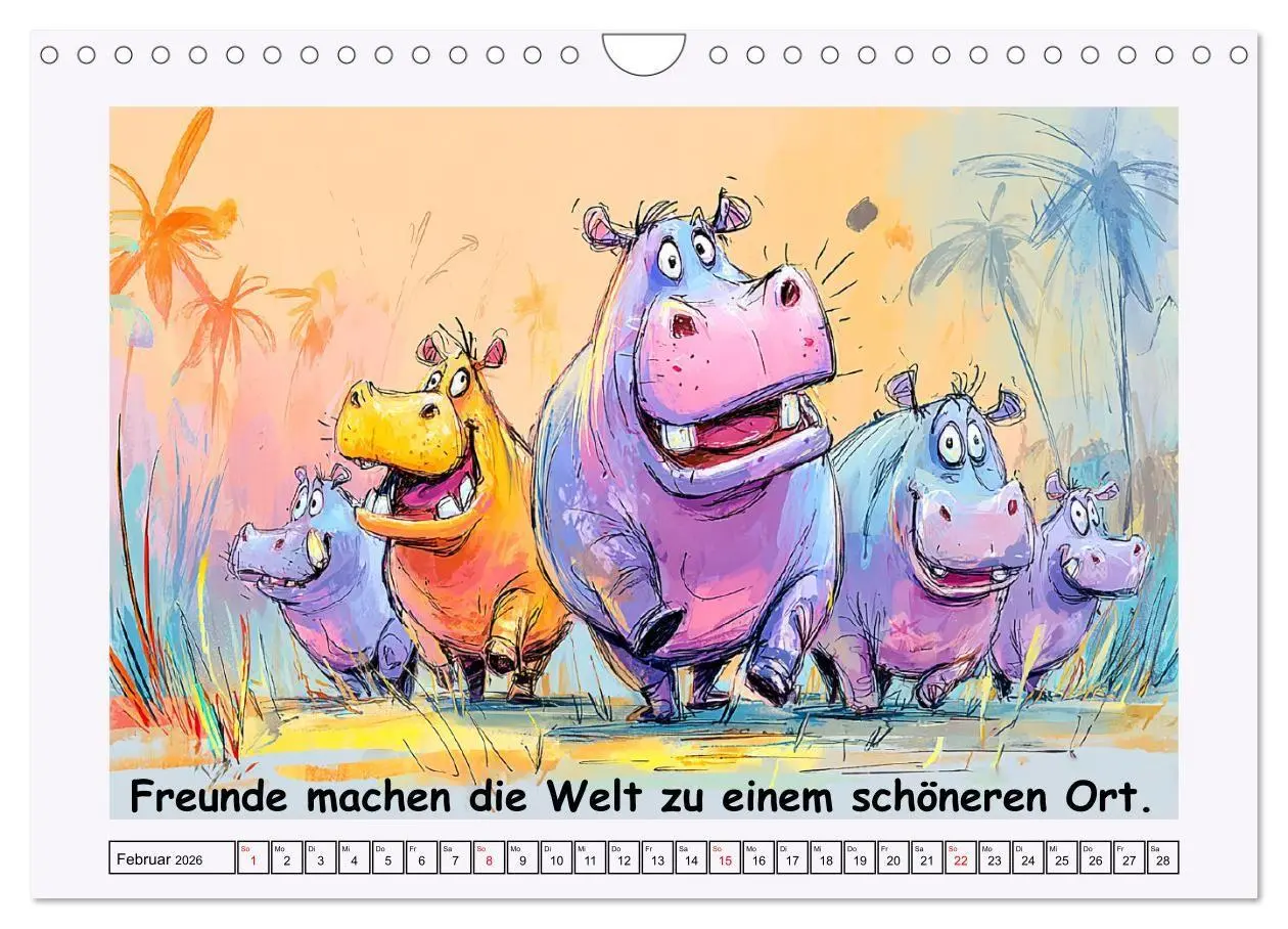 Bild: 9783516738629 | Süße Flusspferde. Hippopotamus Weisheiten zum Schmunzeln...