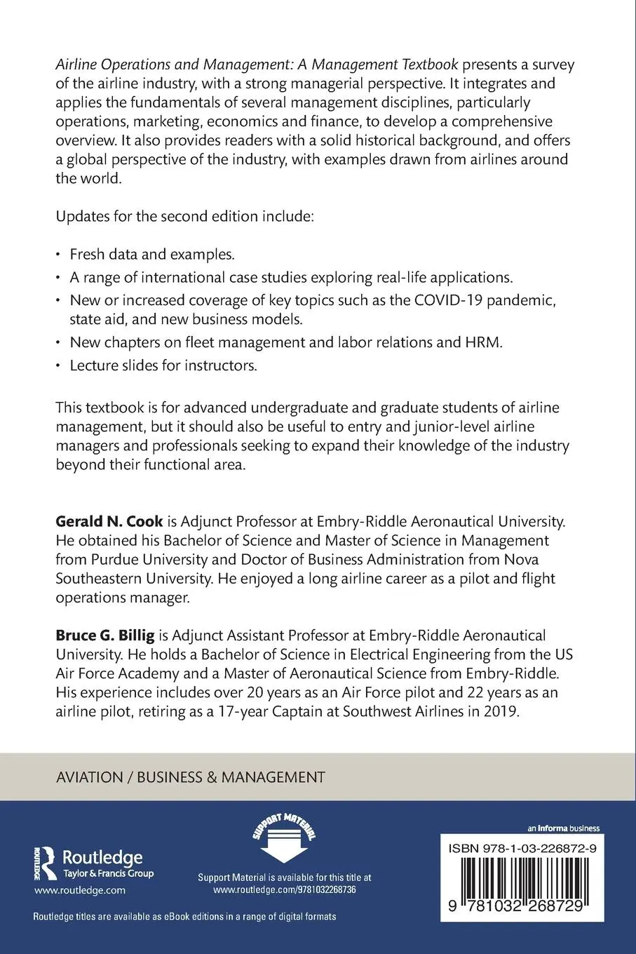 Rückseite: 9781032268729 | Airline Operations and Management | A Management Textbook | Buch