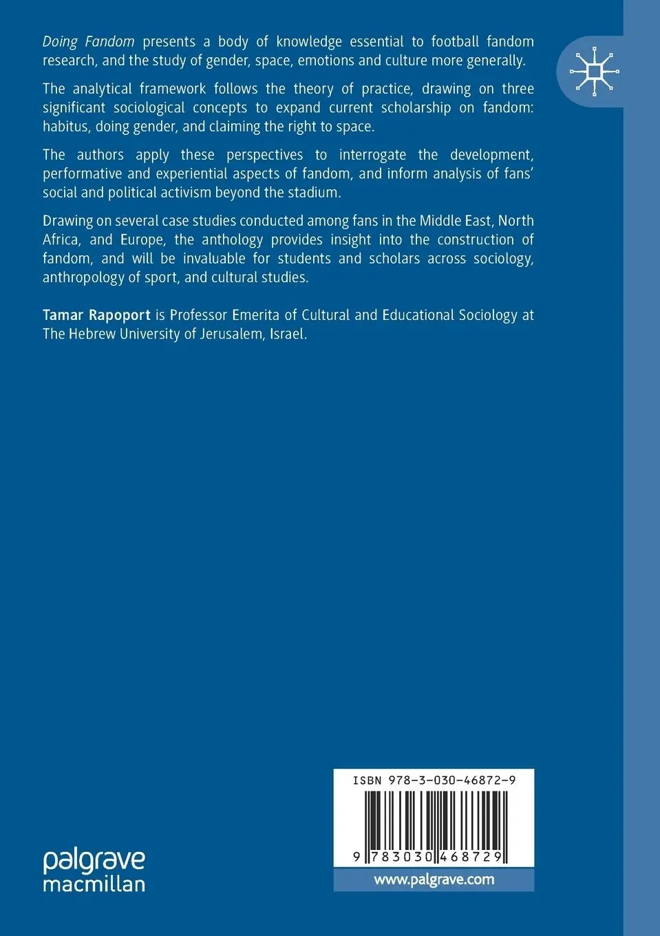 Rückseite: 9783030468729 | Doing Fandom | Lessons from Football in Gender, Emotions, Space | Buch