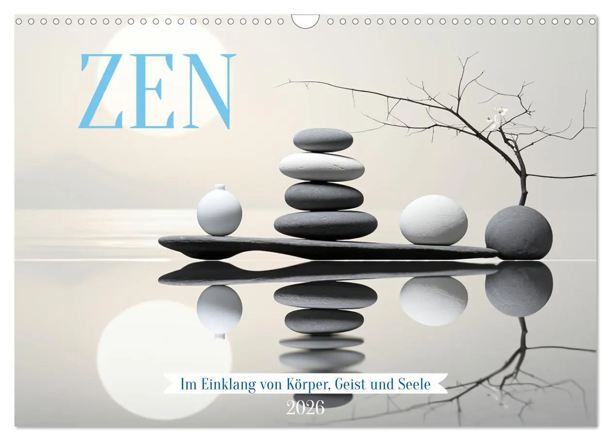 Cover: 9783457498729 | Zen (Wandkalender 2026 DIN A3 quer), CALVENDO Monatskalender | Illgen