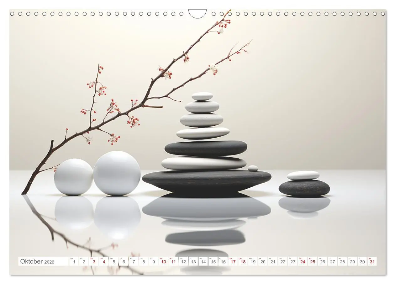 Bild: 9783457498729 | Zen (Wandkalender 2026 DIN A3 quer), CALVENDO Monatskalender | Illgen