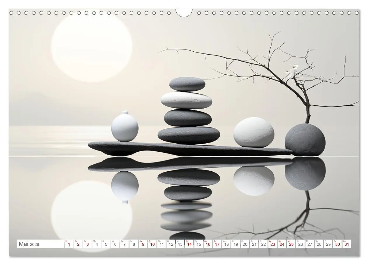 Bild: 9783457498729 | Zen (Wandkalender 2026 DIN A3 quer), CALVENDO Monatskalender | Illgen