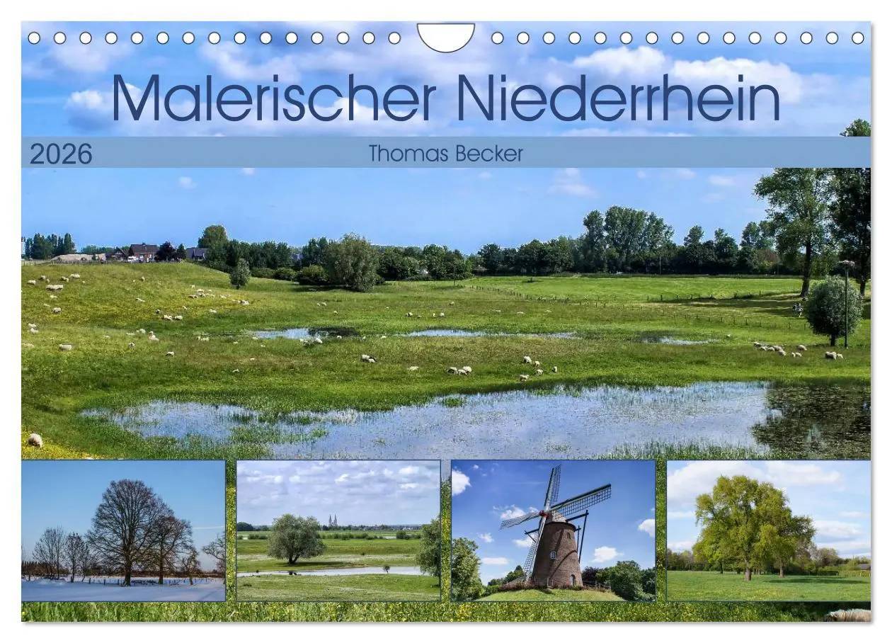 Cover: 9783457948729 | Malerischer Niederrhein (Wandkalender 2026 DIN A4 quer), CALVENDO...