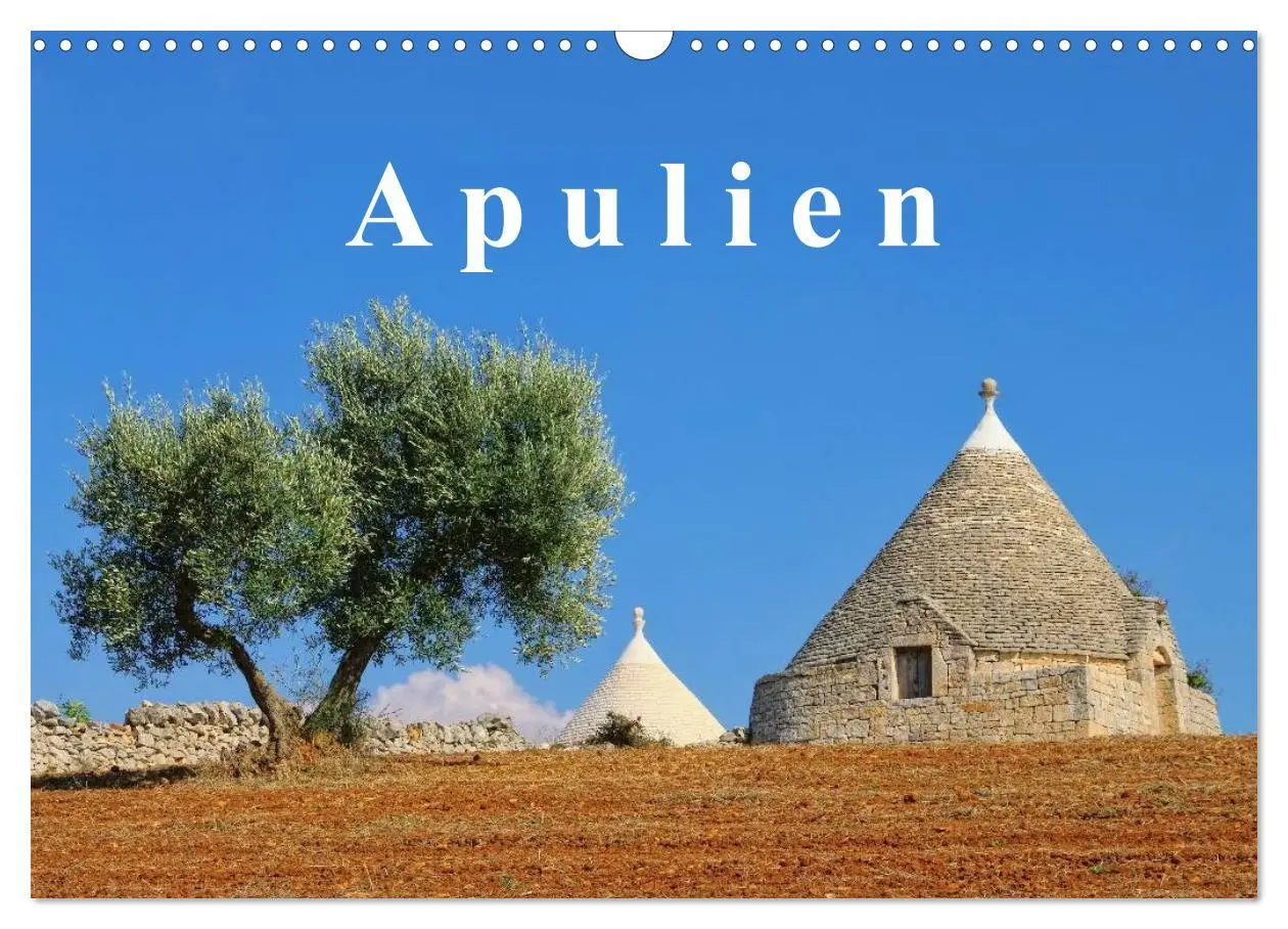 Cover: 9783516108729 | Apulien (Wandkalender 2026 DIN A3 quer), CALVENDO Monatskalender