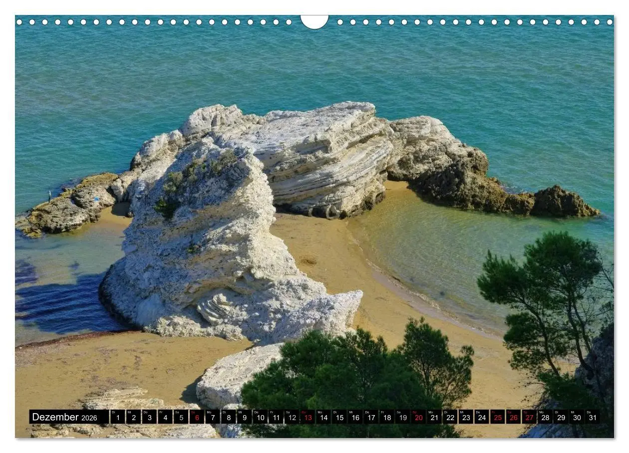 Bild: 9783516108729 | Apulien (Wandkalender 2026 DIN A3 quer), CALVENDO Monatskalender