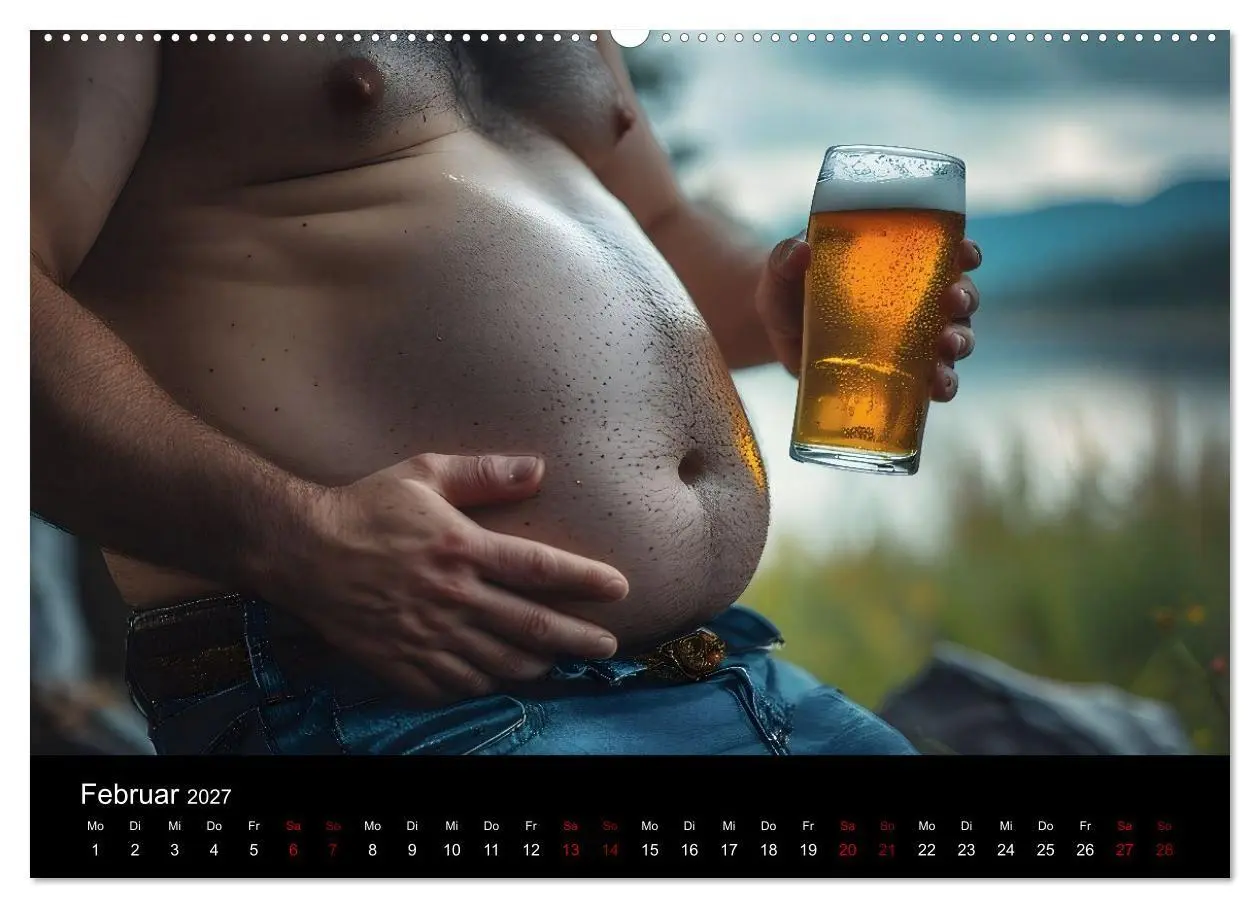 Bild: 9783594258729 | Lustige Kalender Männer mit Bierbäuchen - Bierbauch Kalender...