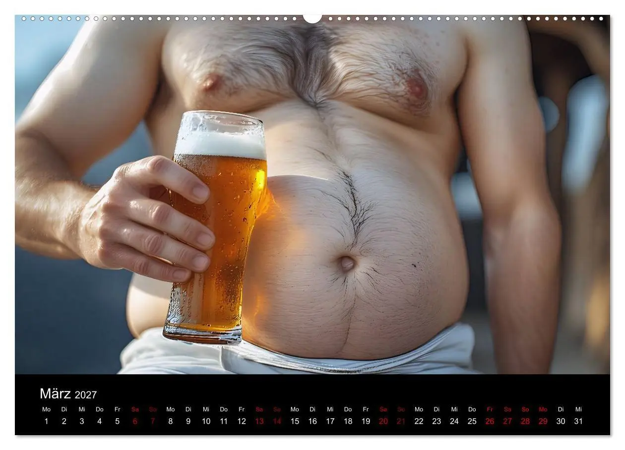 Bild: 9783594258729 | Lustige Kalender Männer mit Bierbäuchen - Bierbauch Kalender...